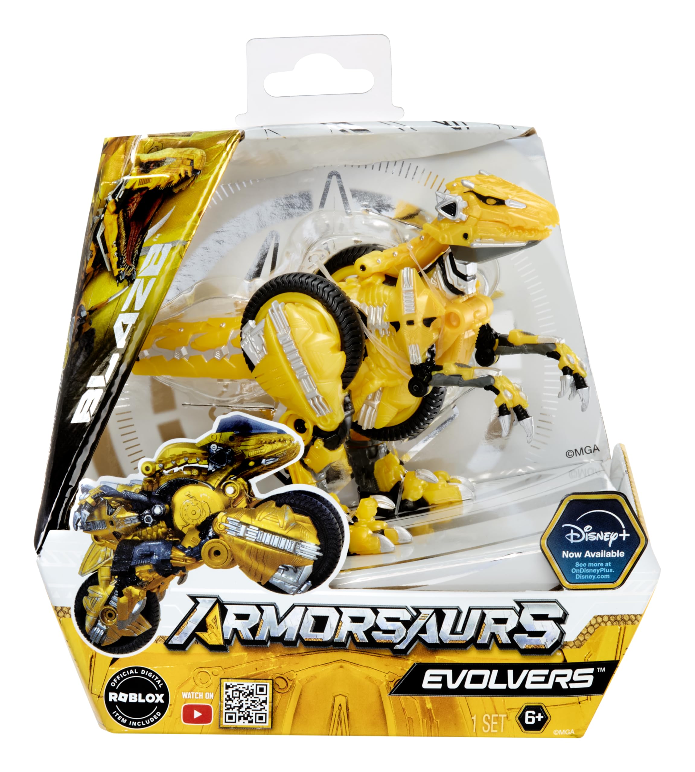 Armorsaurs Evolver Blaze Transforming Raptor to Vehicle Toy, 2-in-1 Dino Figure with Multi-Step Conversion, Kids, Boys, Girls, Ages 6+ - Image 10