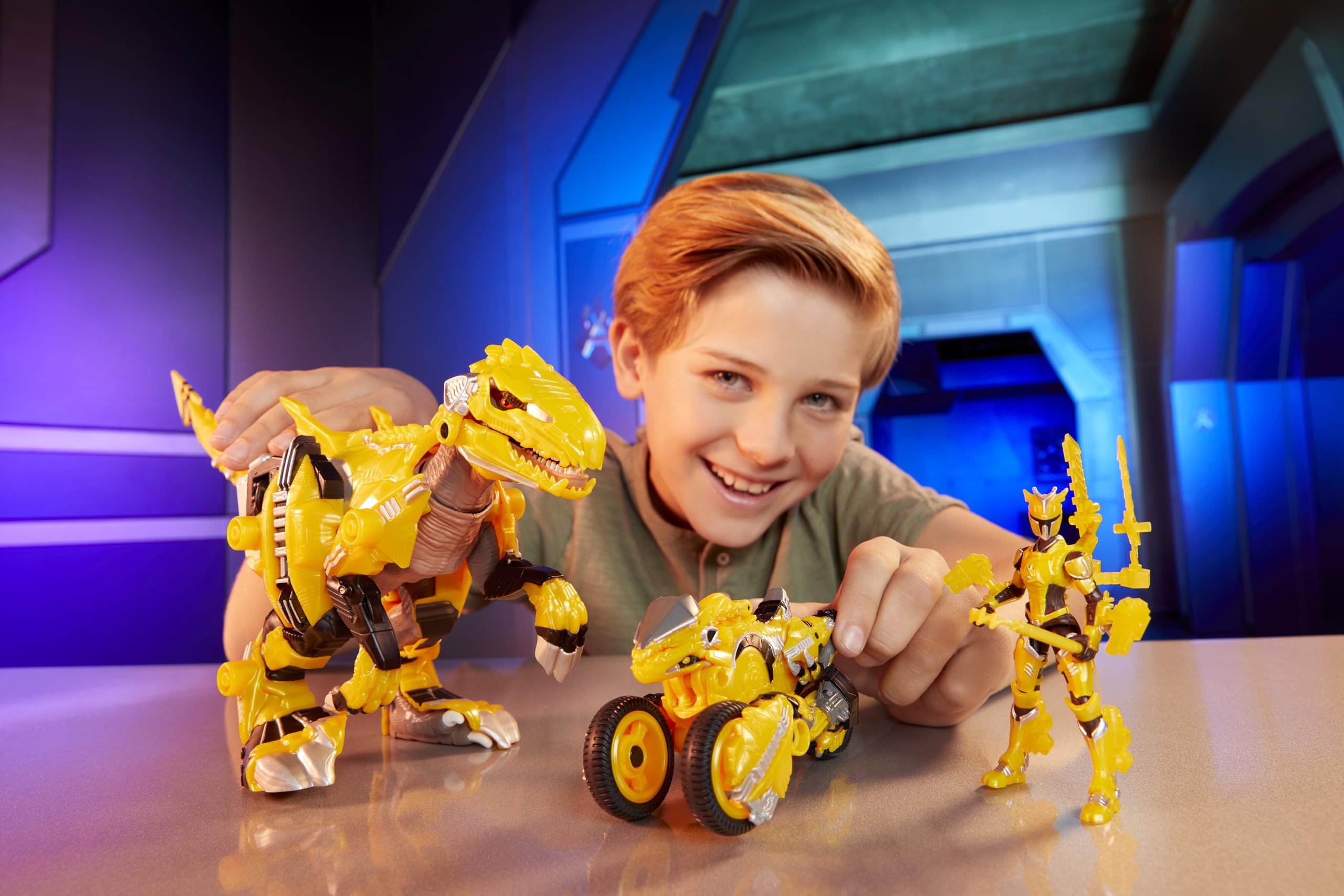 Armorsaurs Evolver Blaze Transforming Raptor to Vehicle Toy, 2-in-1 Dino Figure with Multi-Step Conversion, Kids, Boys, Girls, Ages 6+ - Image 9