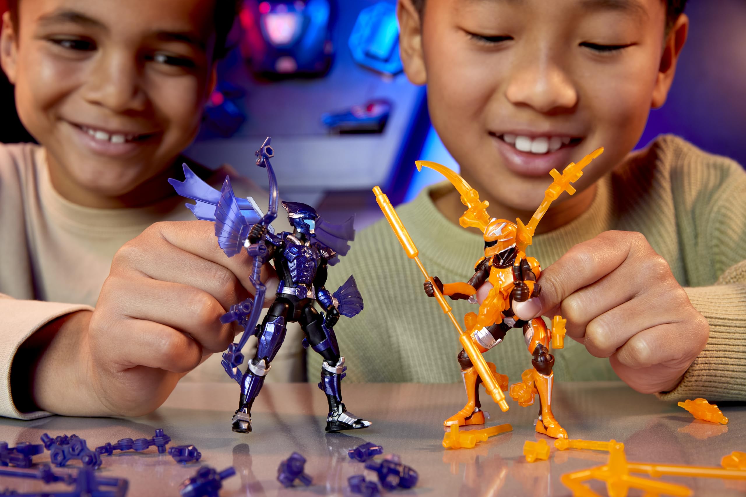 Armorsaurs Pteranodon Pilot (Joon Park) Action Figure Toy, 3.75-Inch Poseable Figure with Interchangeable Armor Pieces and Transforming Weapon, Kids, Boy, Girls, Ages 6+ - Image 10