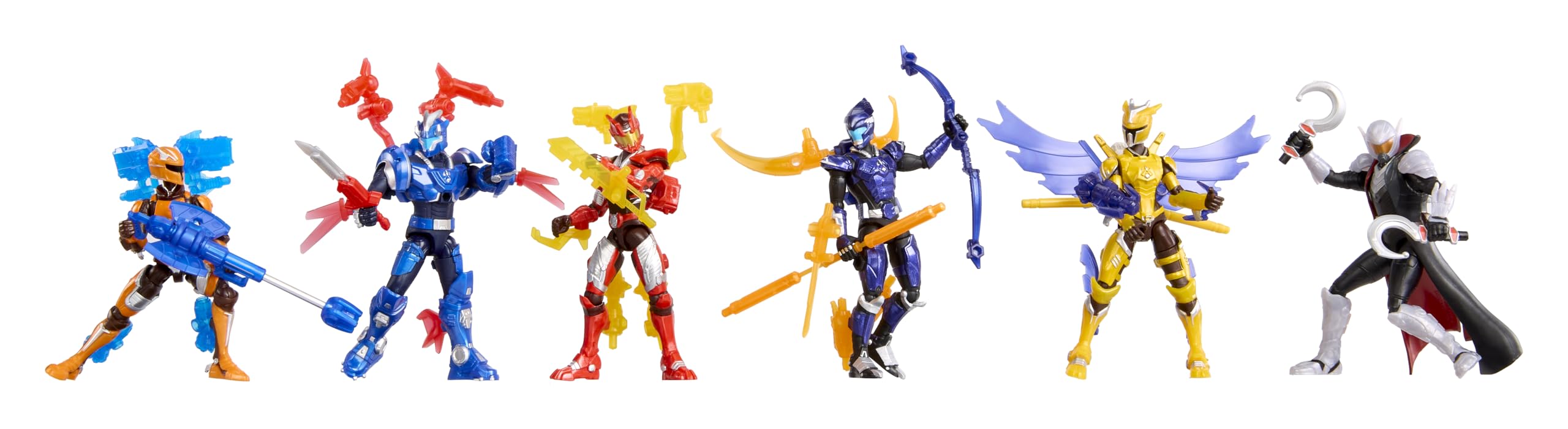 Armorsaurs Pteranodon Pilot (Joon Park) Action Figure Toy, 3.75-Inch Poseable Figure with Interchangeable Armor Pieces and Transforming Weapon, Kids, Boy, Girls, Ages 6+ - Image 8