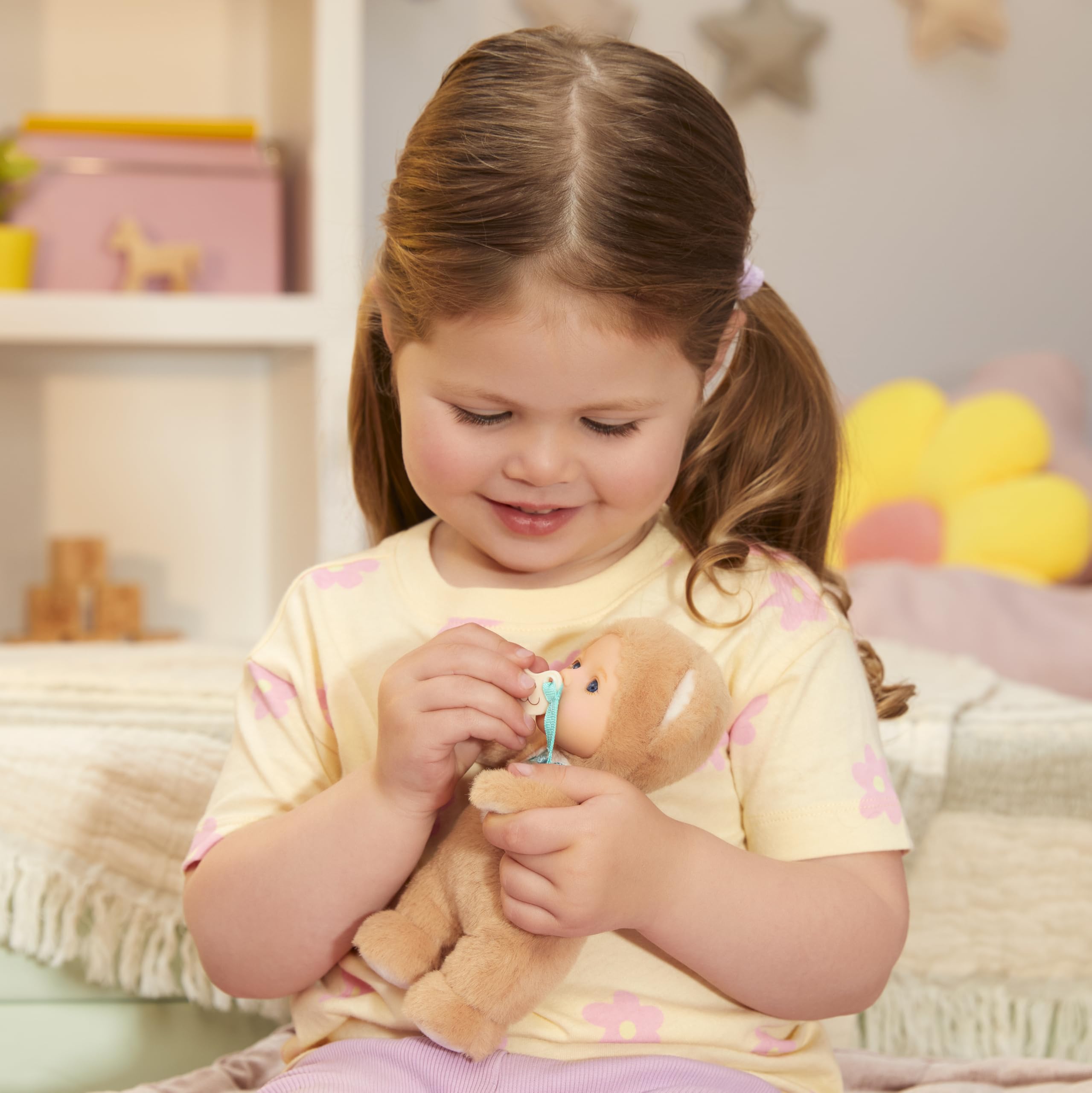 Baby Born Cozy Cuties Soft Baby Doll- Bear with Gray Eyes, Plush Baby Doll for Newborn Babies Ages 0 & Up - Image 4