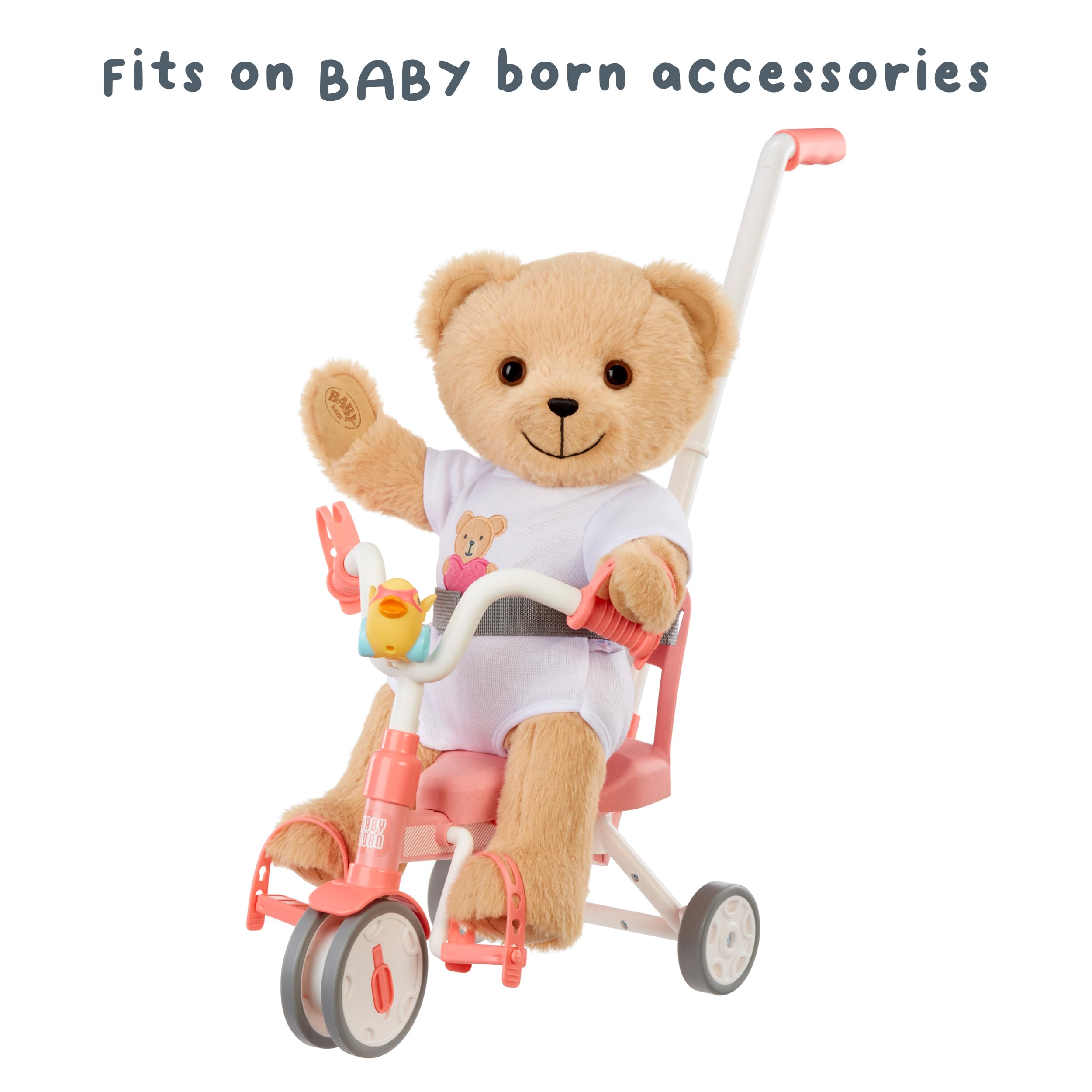 Baby Born My Teddy Bear - Soft and Cuddly, Posable, Removable Outfit - Image 5