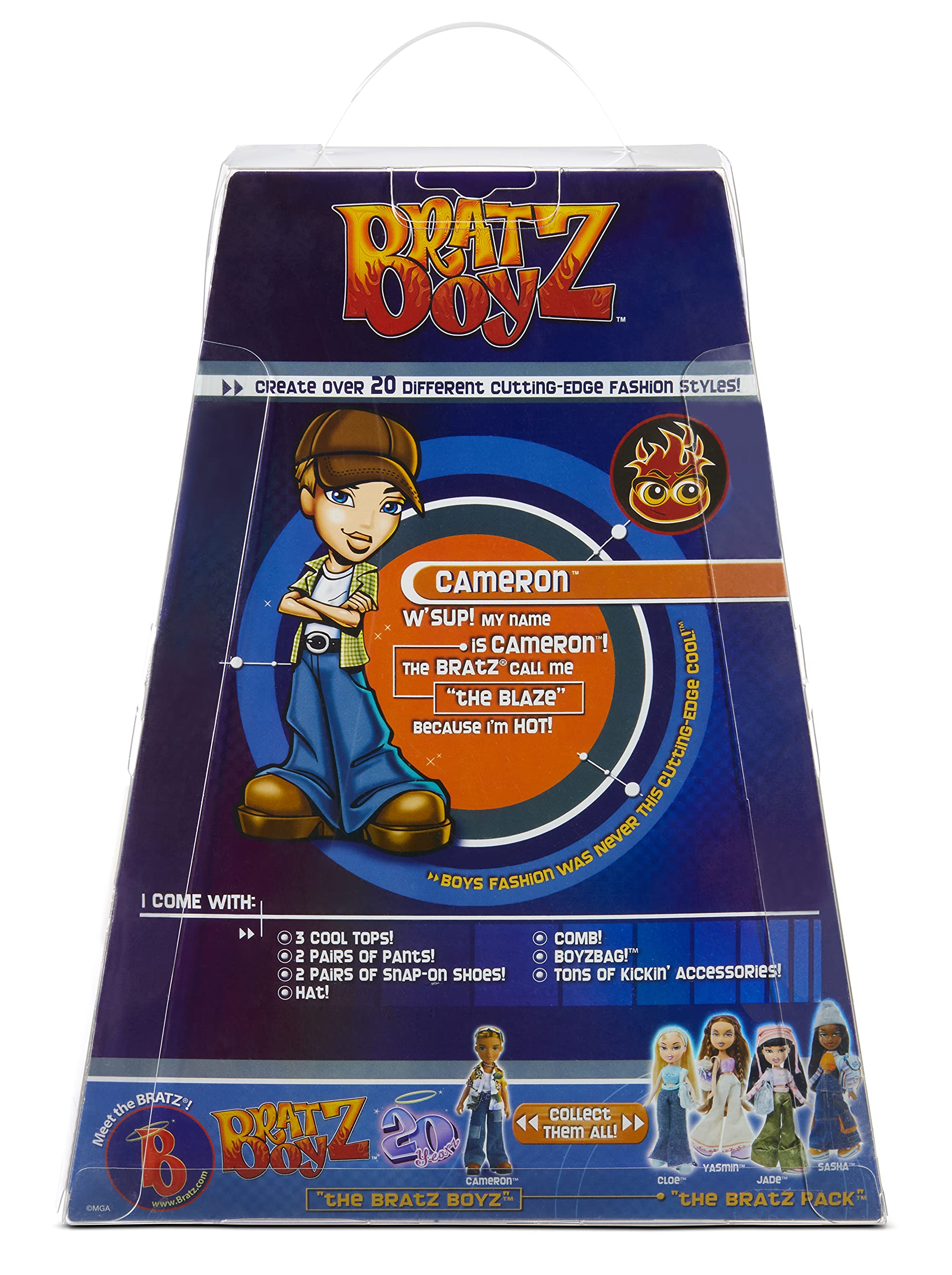 Bratz 20 Yearz Special Anniversary Edition Original Boy Fashion Cameron with Accessories and Holographic Poster | Collectible Doll | for Collector Adults and Kids of All Ages - Image 7