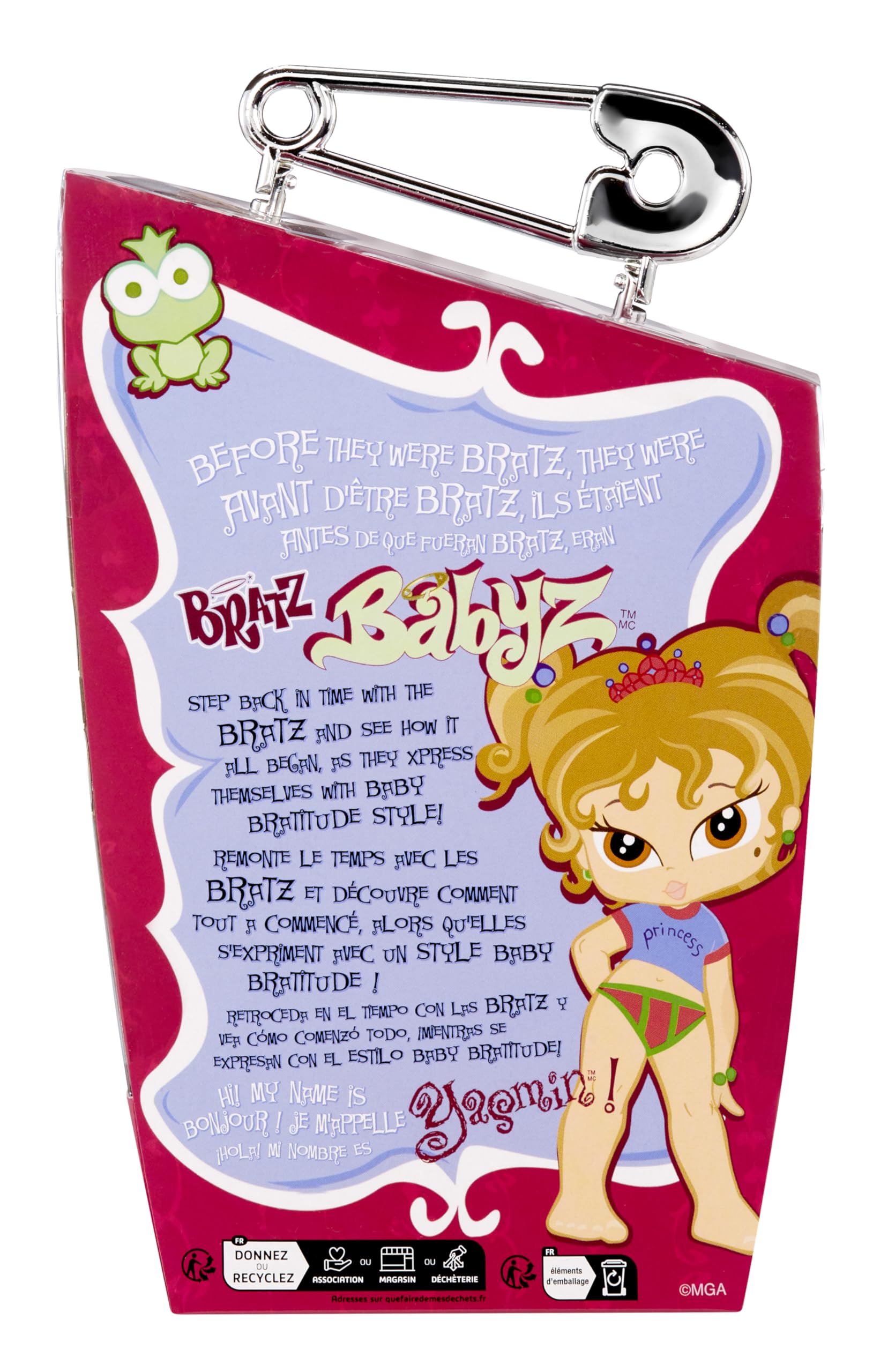 Bratz Babyz Yasmin Collectible Fashion Doll with Real Fashions and Pet - Image 7