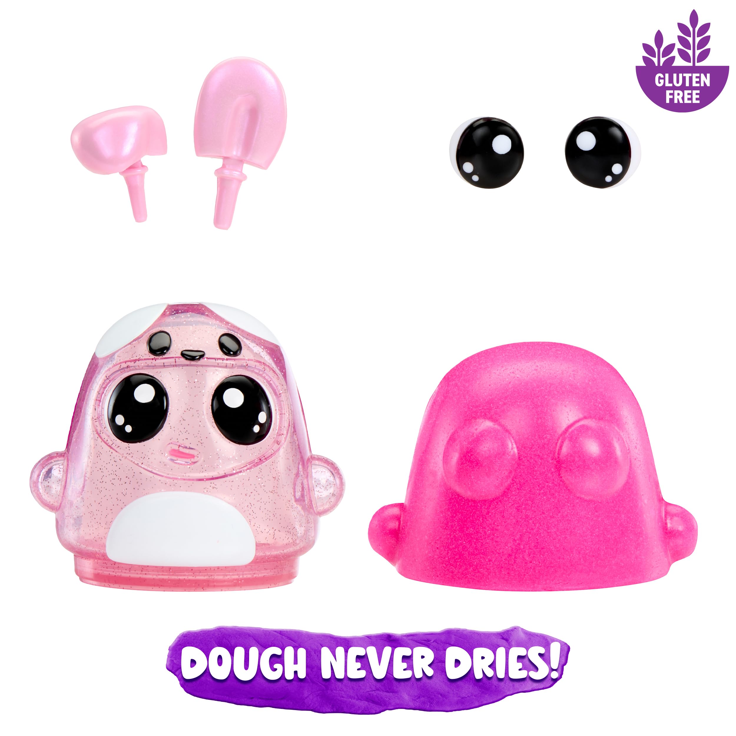 DohKins Bunny Single Pack Character - Dough Never Dries, Ages 2+ - Image 5
