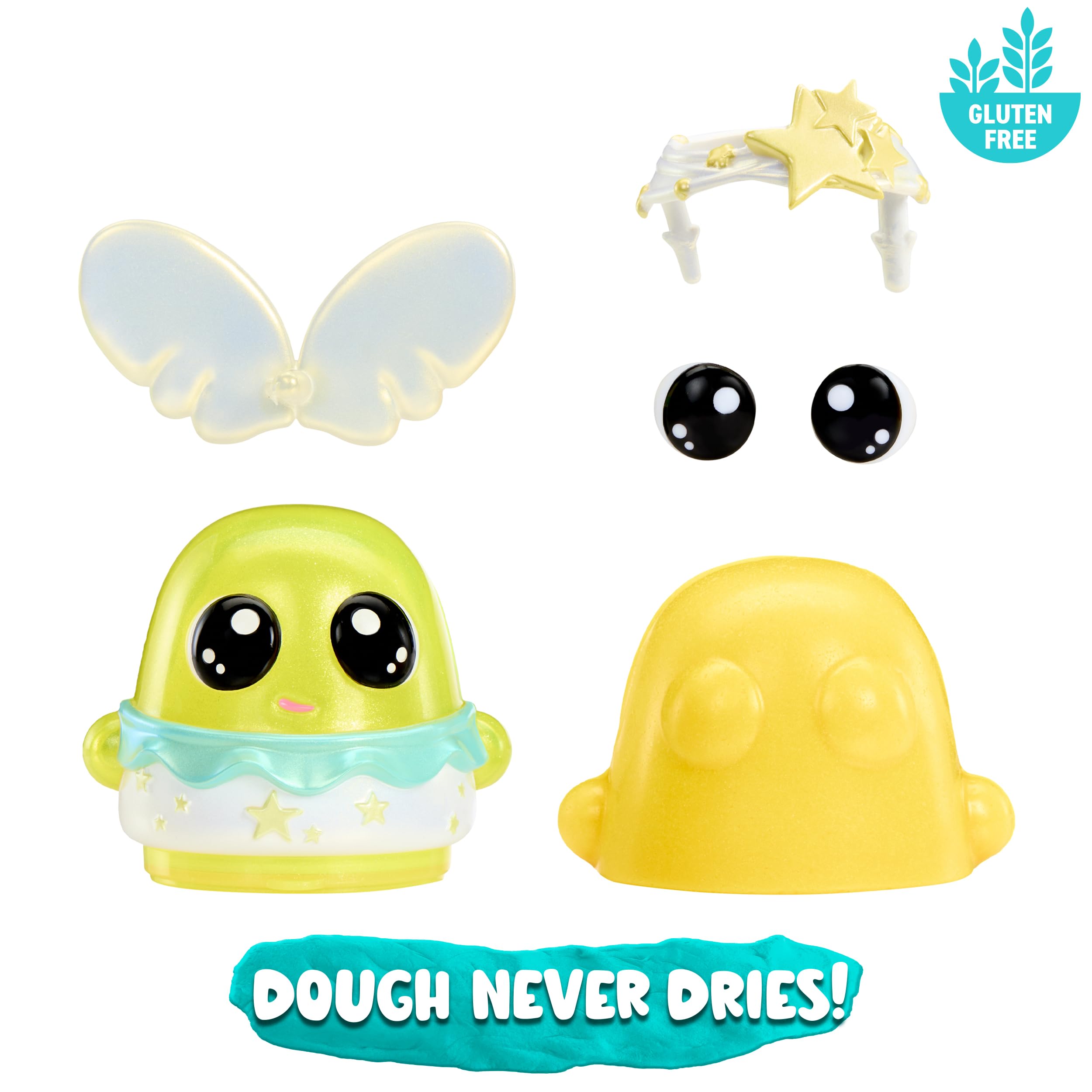 DohKins Fairy Single Pack Character - Dough Never Dries, Ages 2+ - Image 5