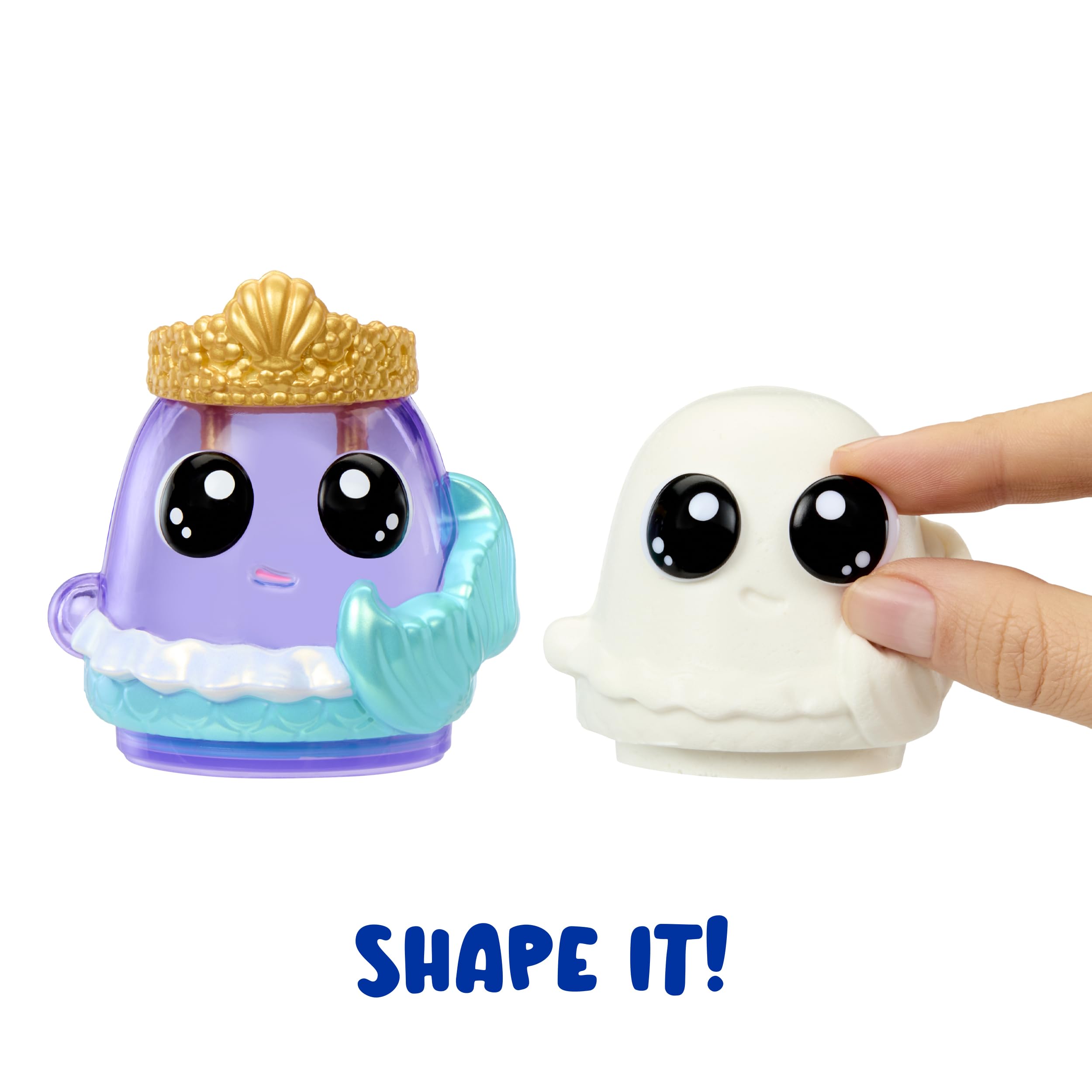 DohKins Fantasy Pack Characters, Mermaid, Unicorn, Fairy - Dough Never Dries, Ages 2+ - Image 4