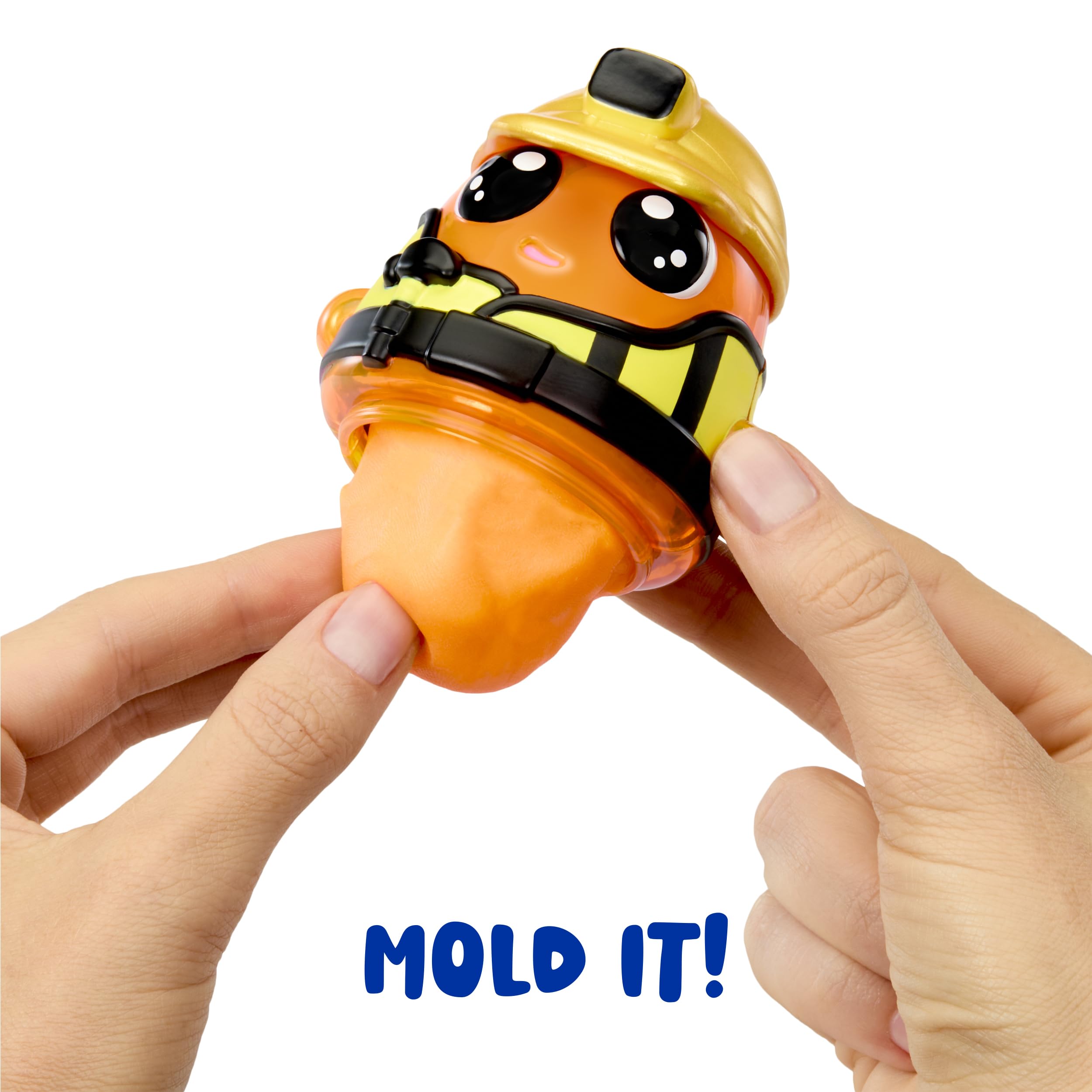 DohKins Hero Pack Characters, Builder, Pirate, Fire Chief - Dough Never Dries, Ages 2+ - Image 3