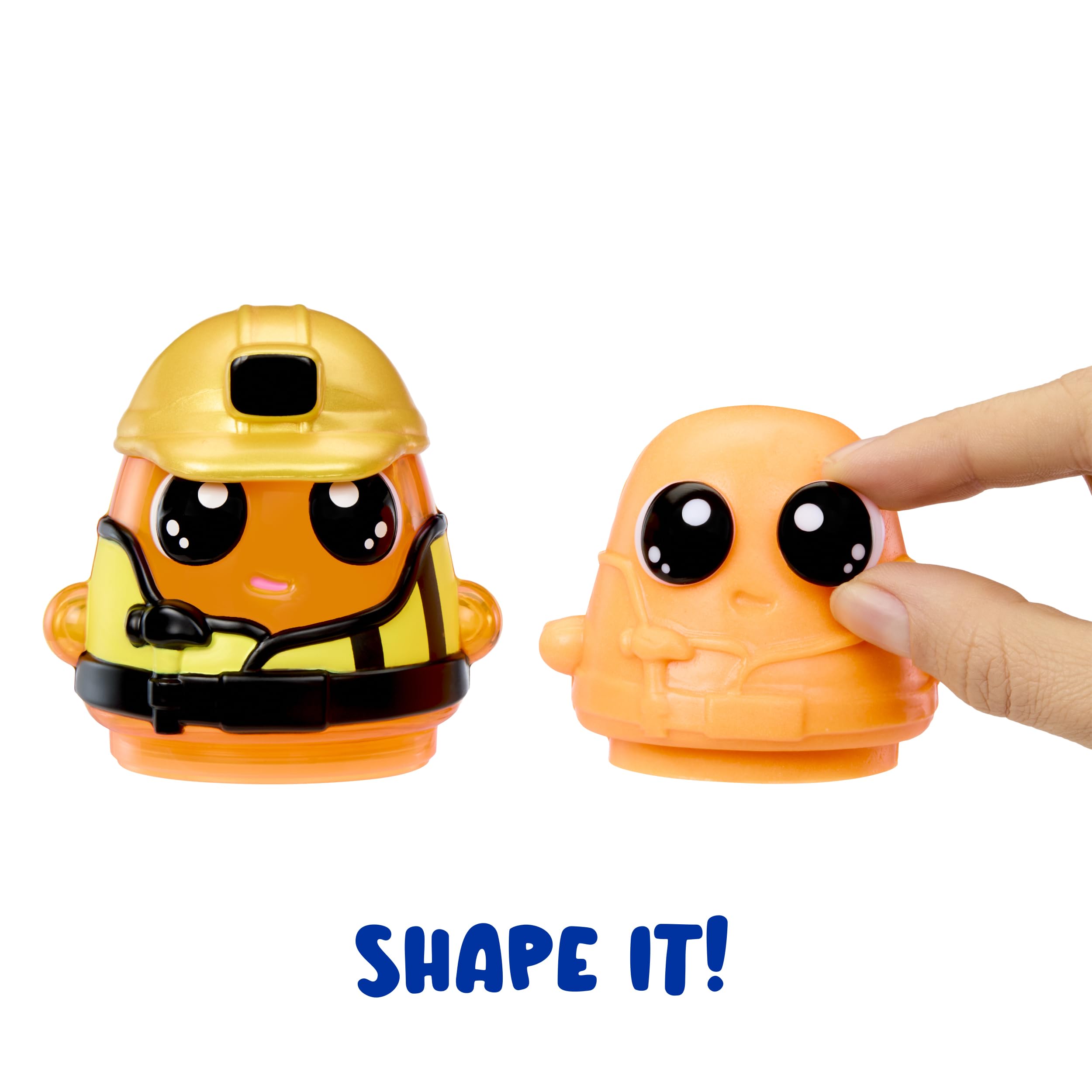 DohKins Hero Pack Characters, Builder, Pirate, Fire Chief - Dough Never Dries, Ages 2+ - Image 4