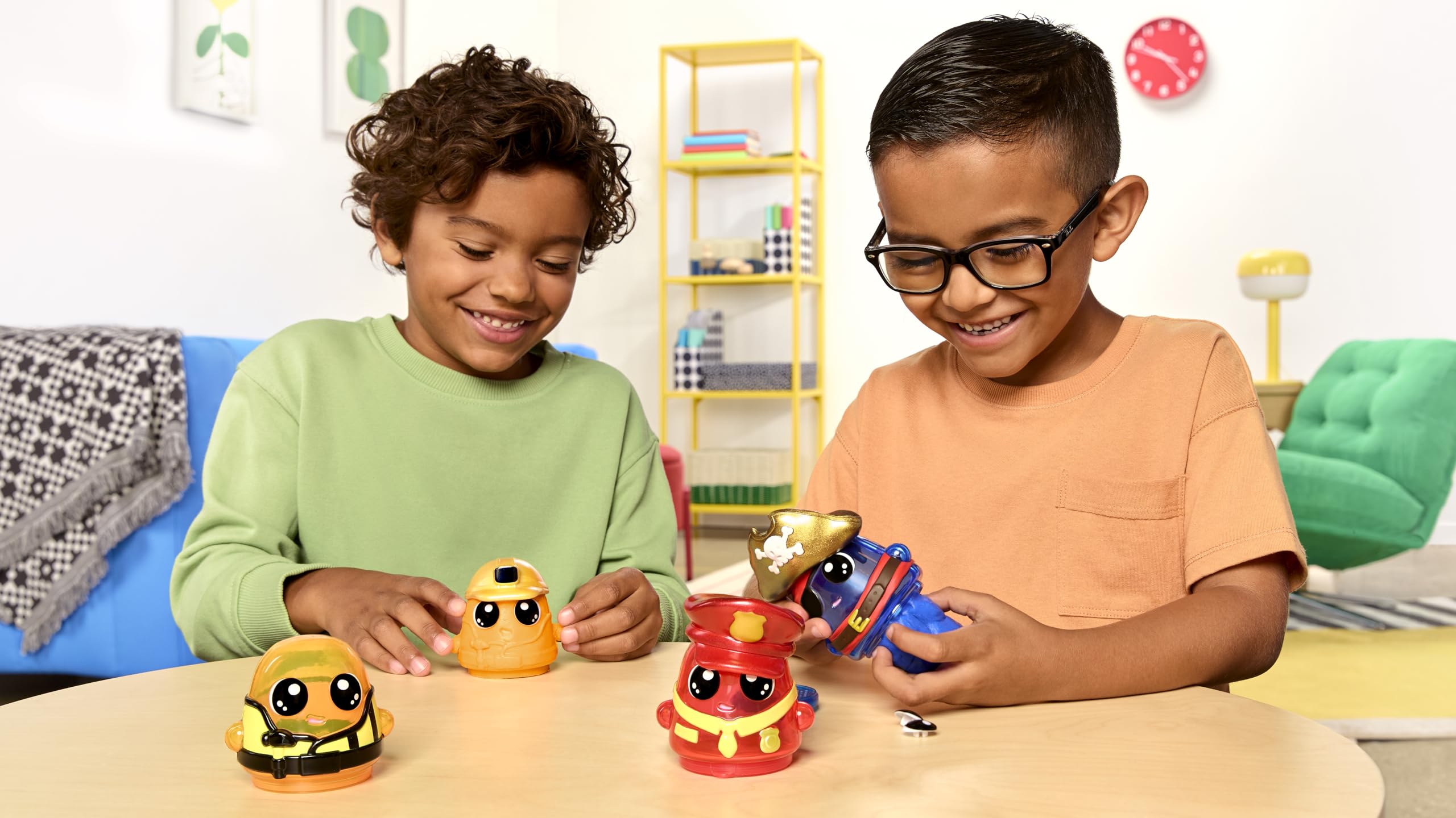 DohKins Hero Pack Characters, Builder, Pirate, Fire Chief - Dough Never Dries, Ages 2+ - Image 7