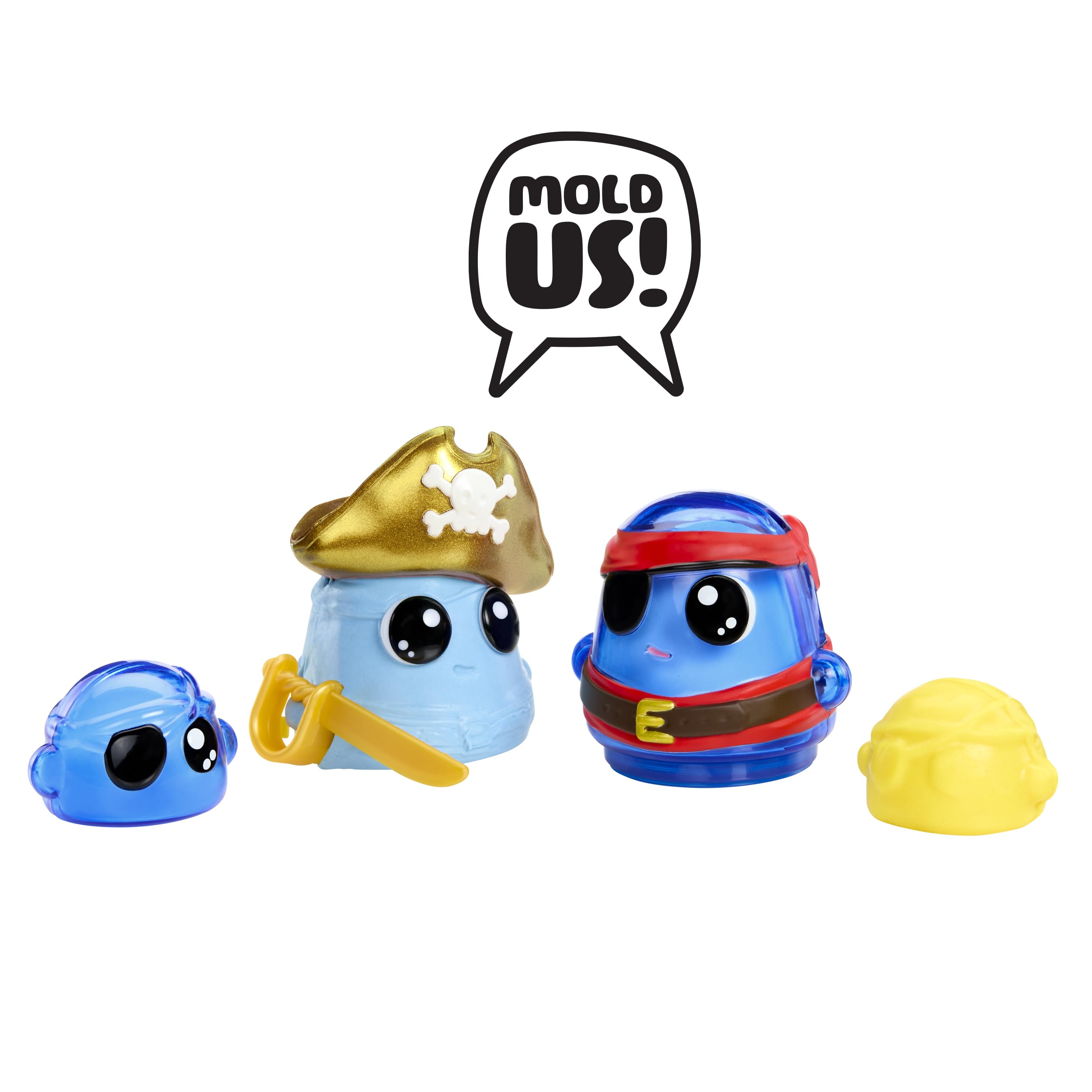 DohKins Pirate Ship Playset & Pirate - Dough Never Dries - Image 3