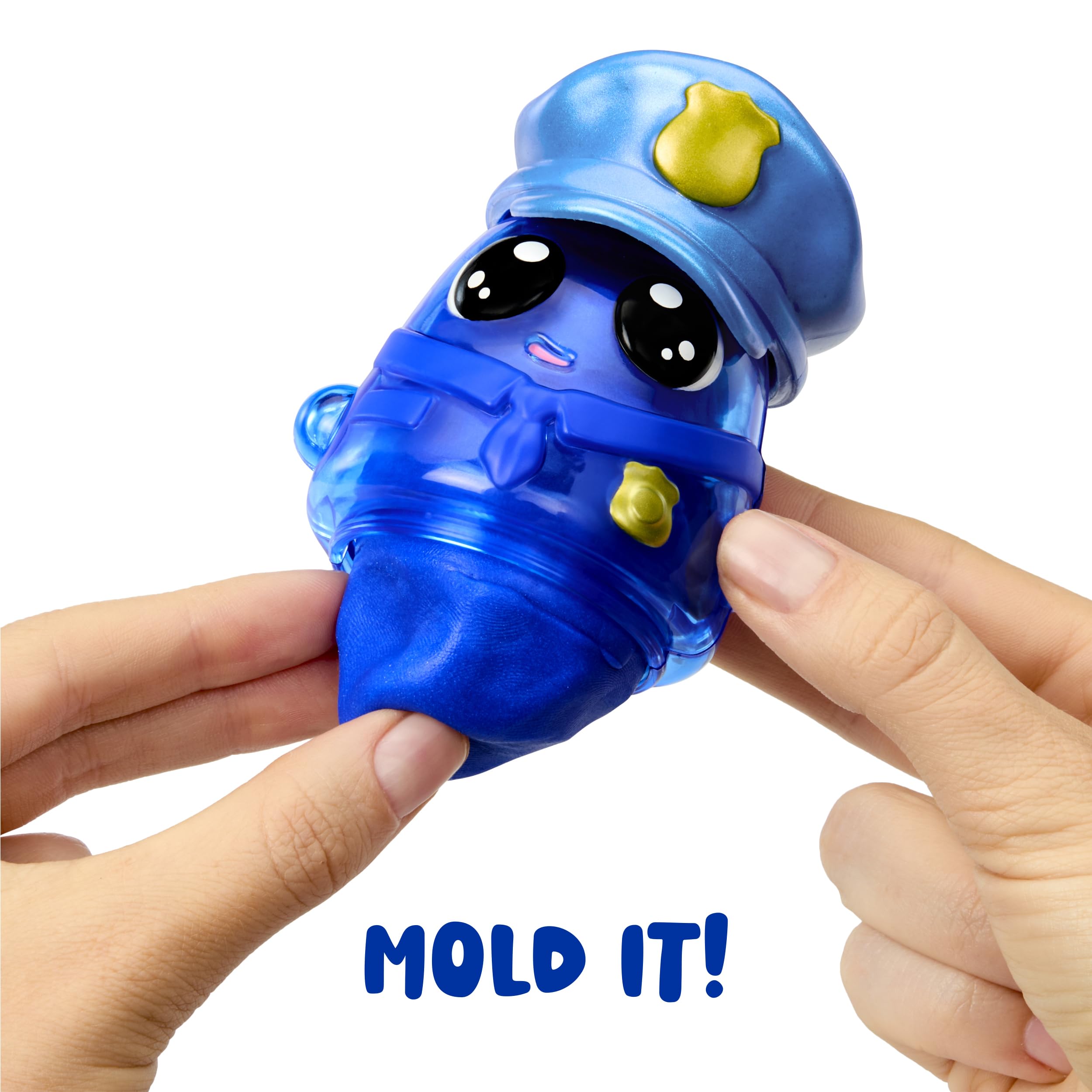 DohKins Police Officer Single Pack Character - Dough Never Dries, Ages 2+ - Image 3