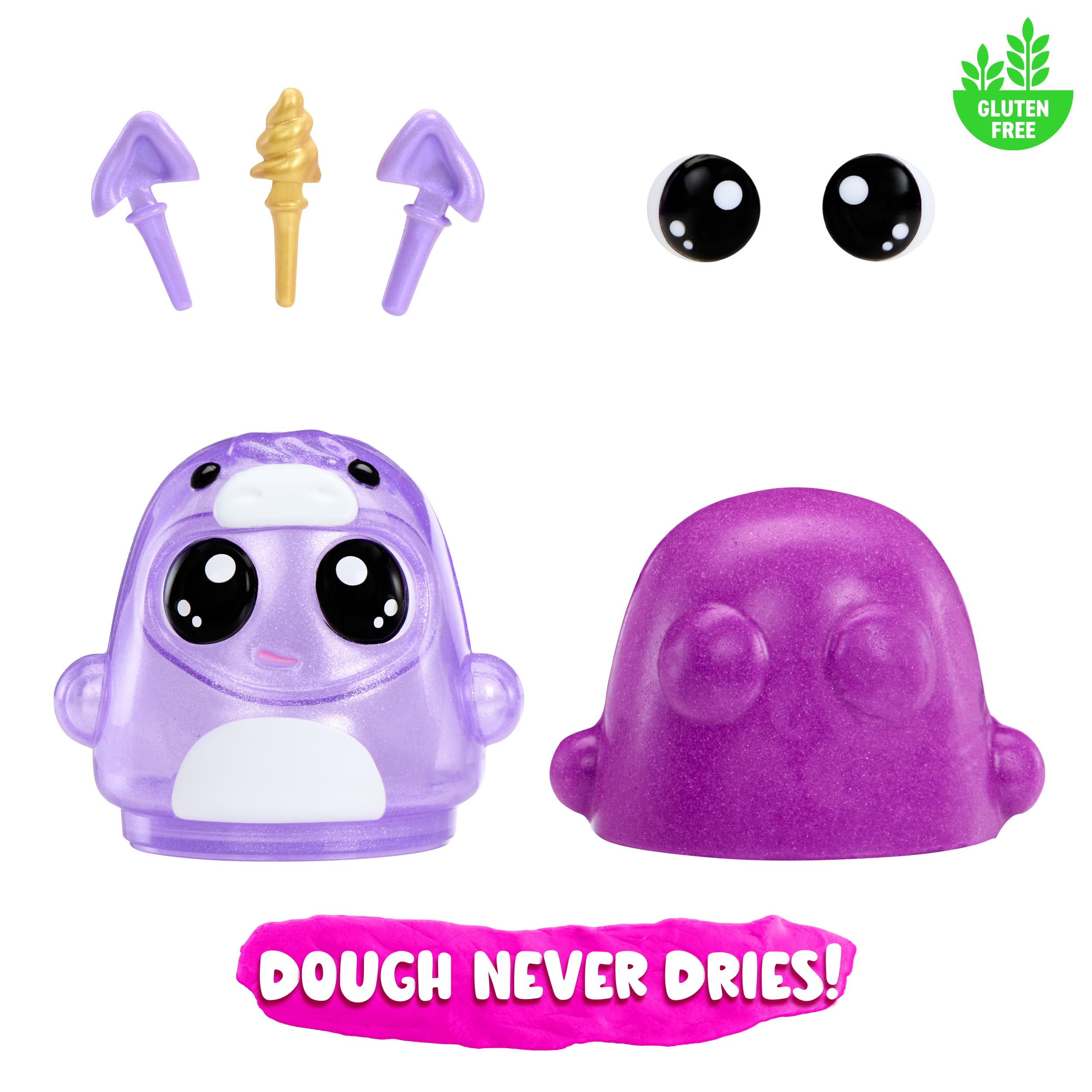 DohKins Unicorn Single Pack Character - Dough Never Dries, Ages 2+ - Image 5