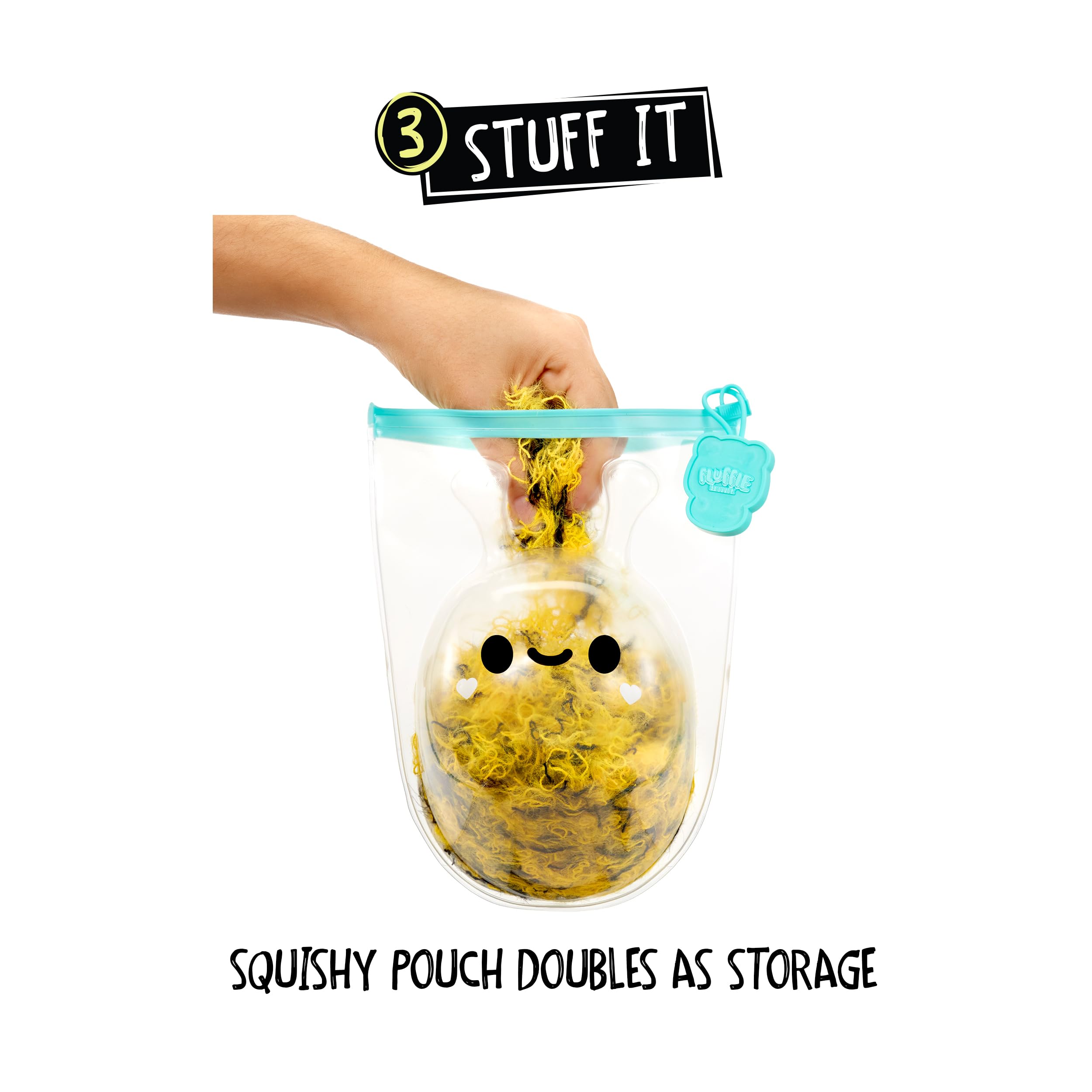 Fluffie Stuffiez Bee Small Collectible Feature Plush - Surprise Reveal Unboxing Huggable Tactile Play Fidget DIY Ultra Soft Fluff - Image 5