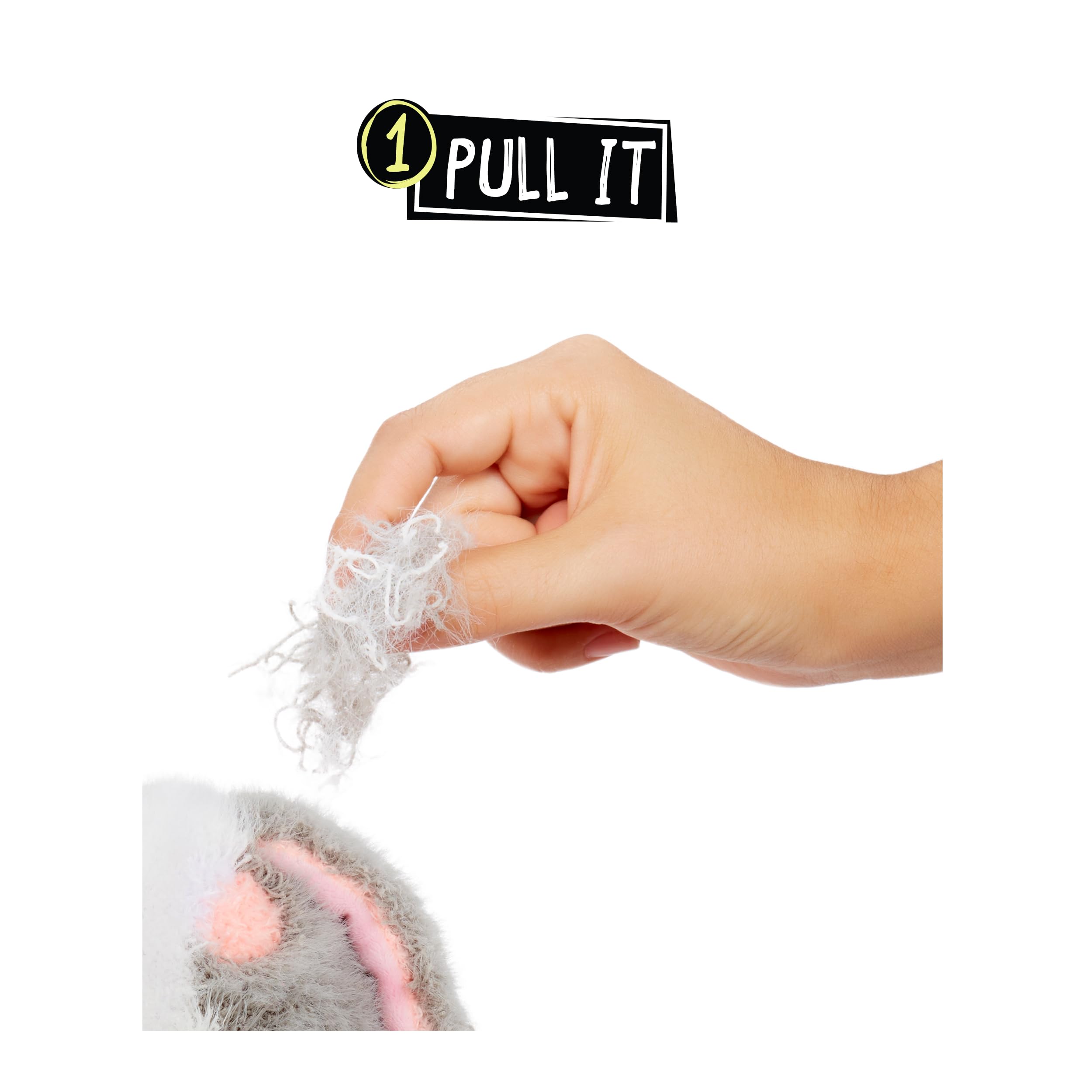 Fluffie Stuffiez Bunny Small Collectible Feature Plush - Surprise Reveal Unboxing Huggable Tactile Play Fidget DIY Ultra Soft Fluff - Image 3