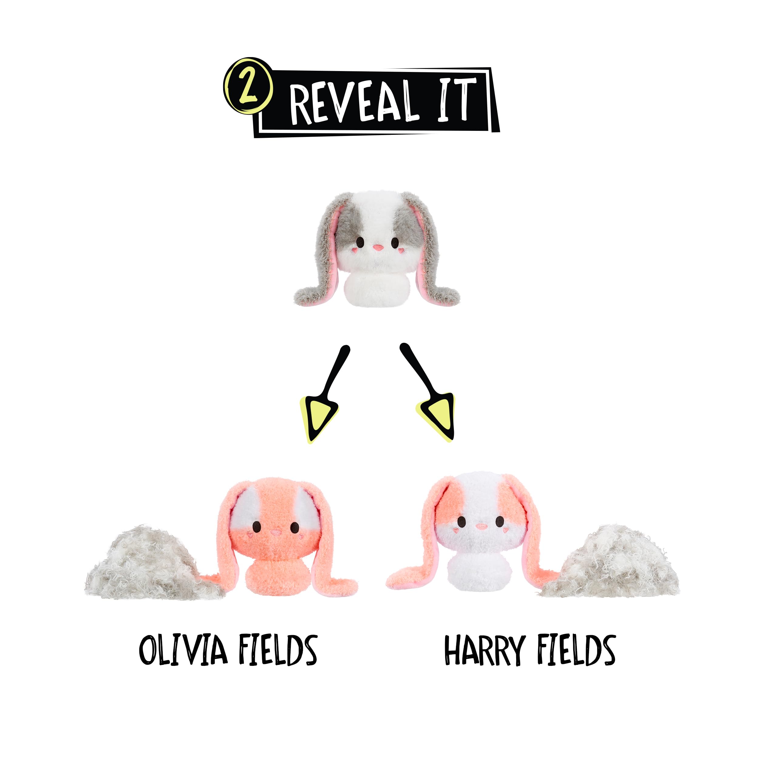 Fluffie Stuffiez Bunny Small Collectible Feature Plush - Surprise Reveal Unboxing Huggable Tactile Play Fidget DIY Ultra Soft Fluff - Image 4