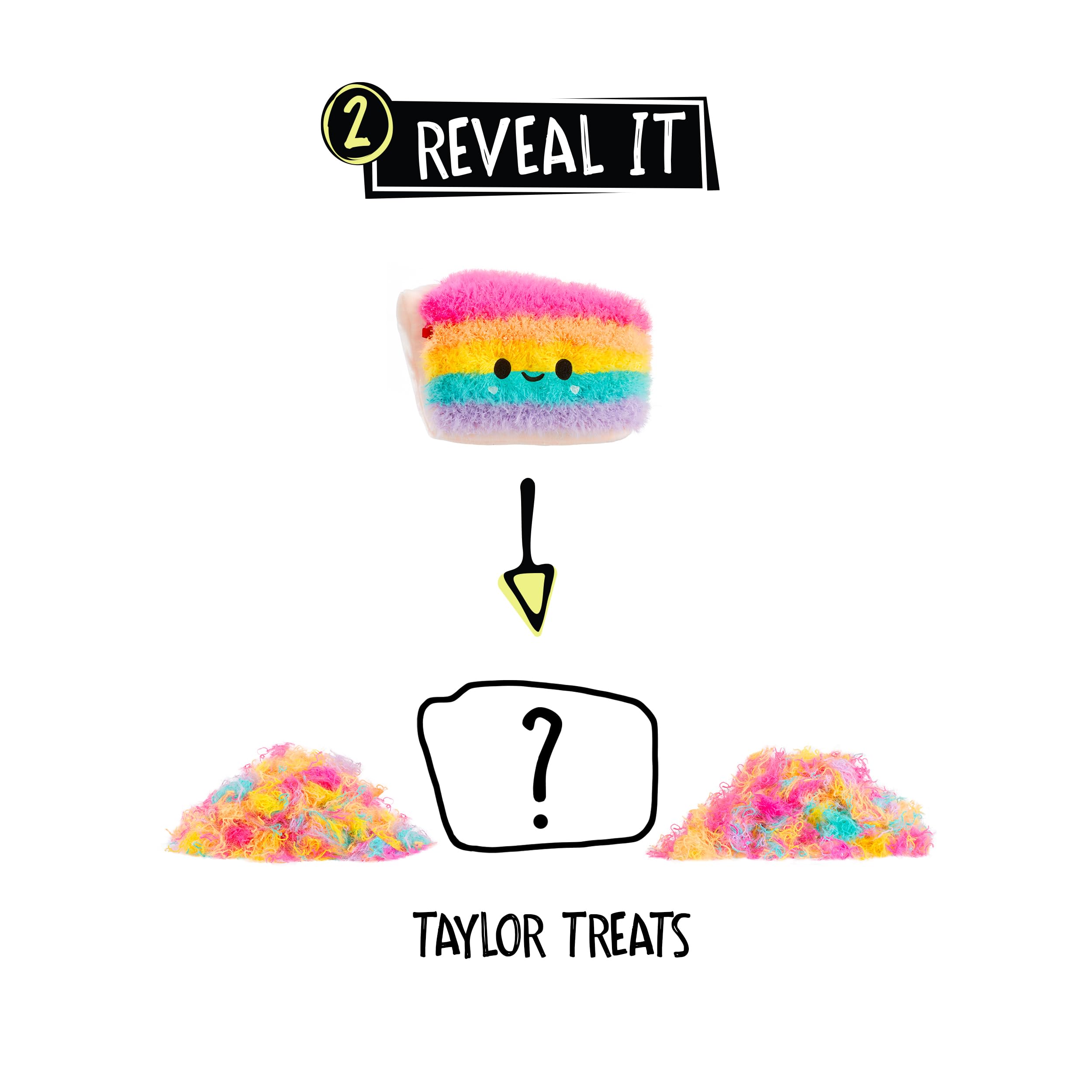 Fluffie Stuffiez Cake Small Collectible Feature Plush - Surprise Reveal Unboxing Huggable Tactile Play Fidget DIY Ultra Soft Fluff - Image 3