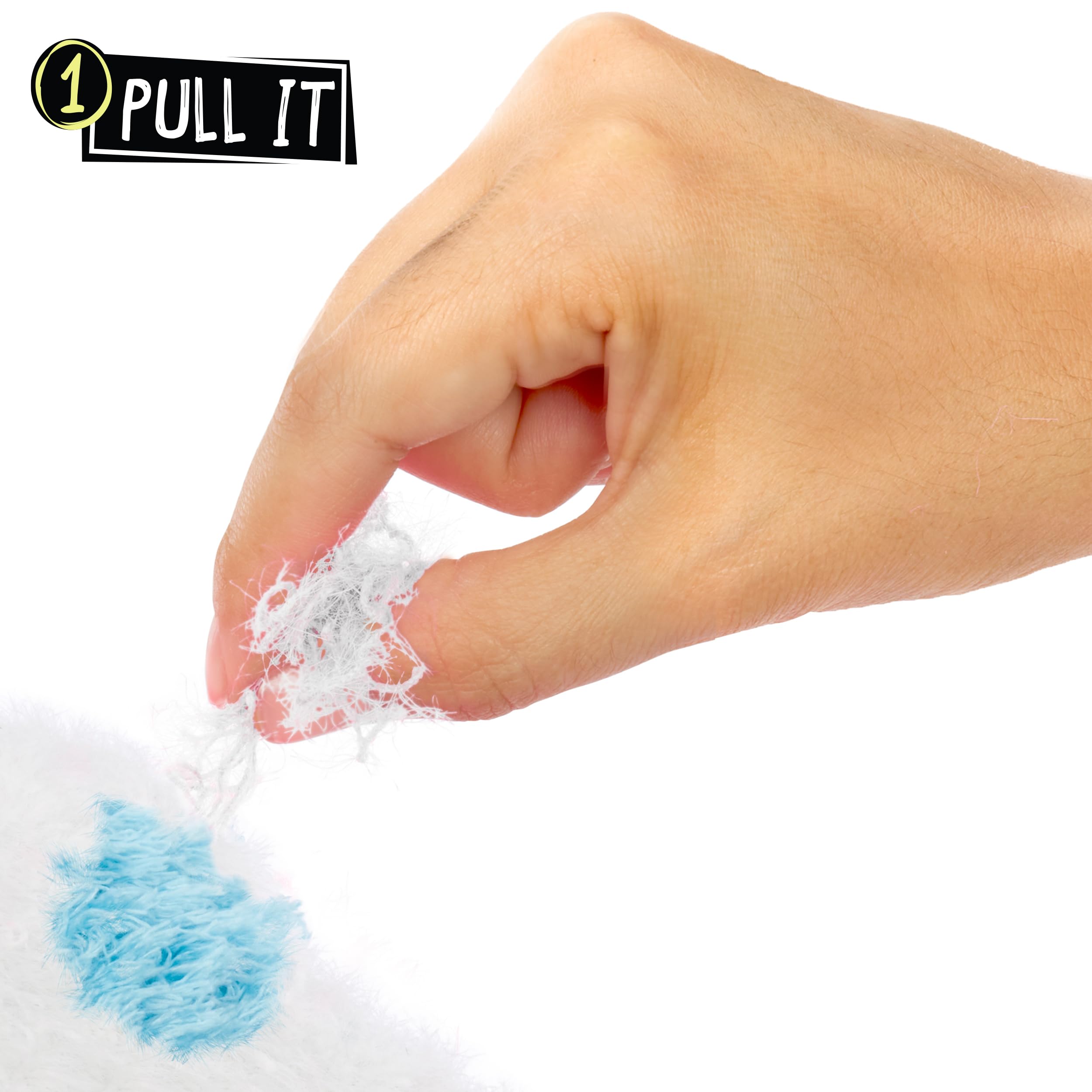 Fluffie Stuffiez Cloud Small Collectible Feature Plush - Surprise Reveal Unboxing with Huggable ASMR Fidget DIY Fur Pulling, Ultra Soft Fluff - Image 3