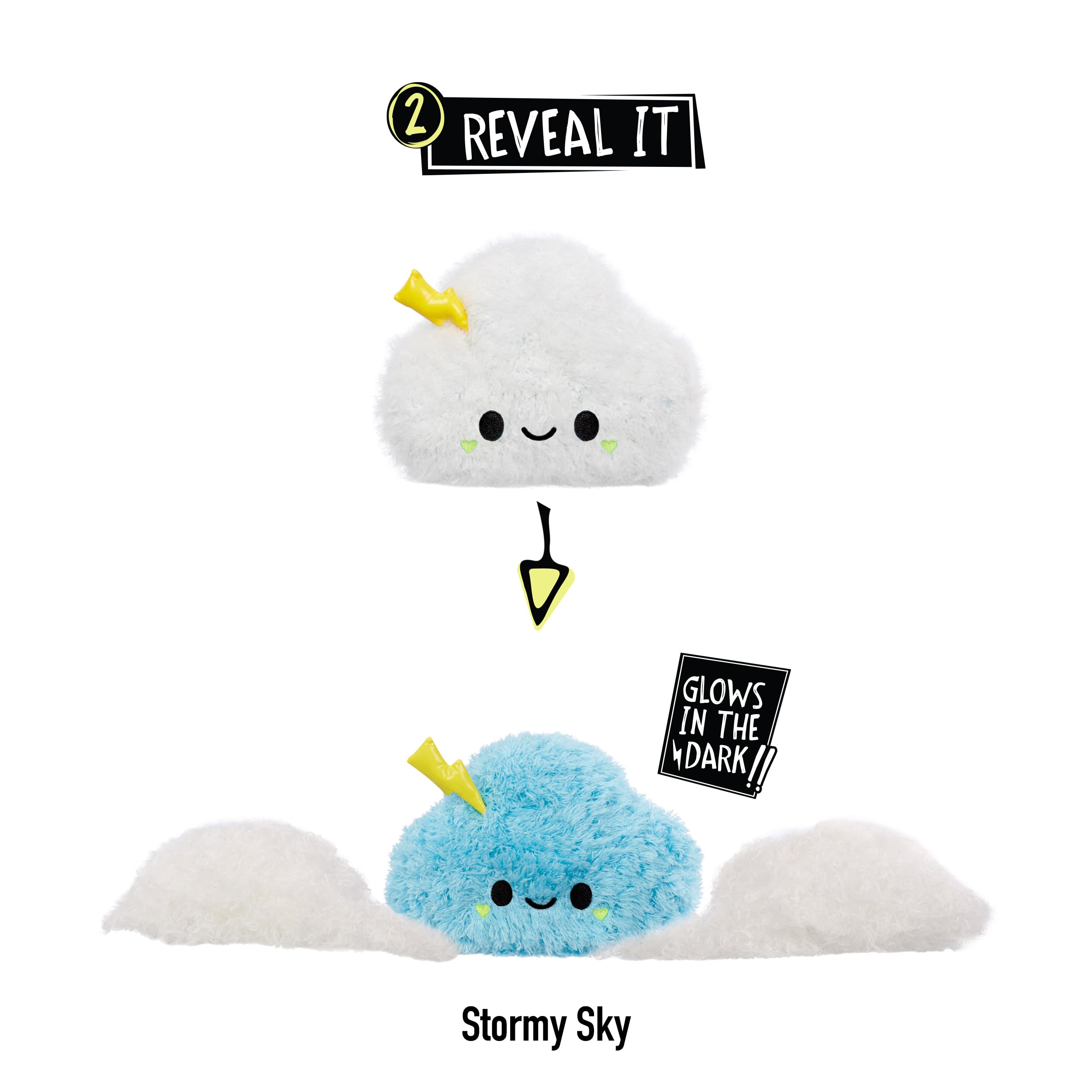 Fluffie Stuffiez Cloud Small Collectible Feature Plush - Surprise Reveal Unboxing with Huggable ASMR Fidget DIY Fur Pulling, Ultra Soft Fluff - Image 4