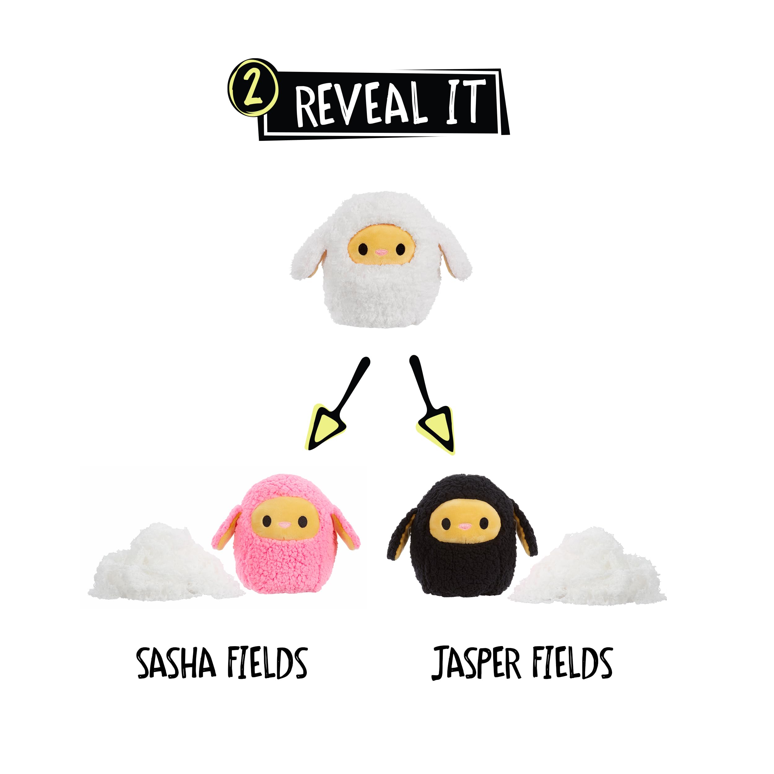 Fluffie Stuffiez Sheep Small Collectible Feature Plush - Surprise Reveal Unboxing Huggable Tactile Play Fidget DIY Ultra Soft Fluff - Image 3