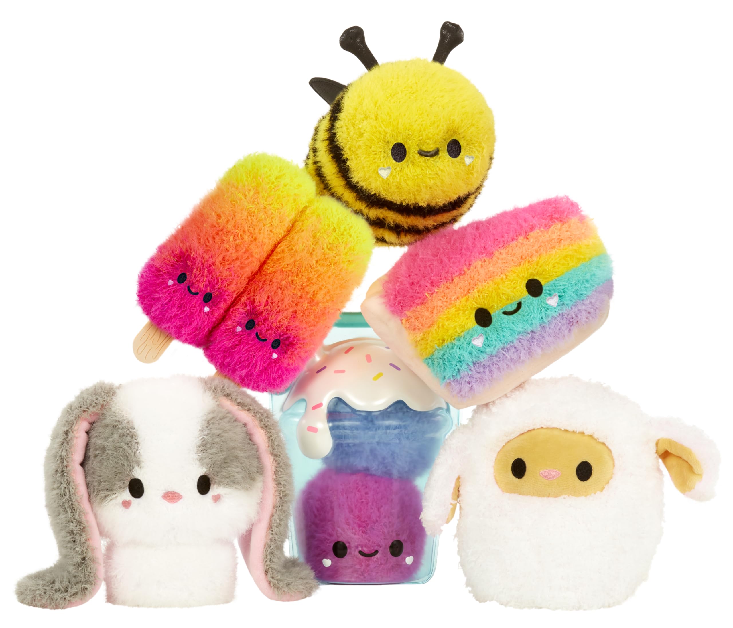 Fluffie Stuffiez Sheep Small Collectible Feature Plush - Surprise Reveal Unboxing Huggable Tactile Play Fidget DIY Ultra Soft Fluff - Image 6