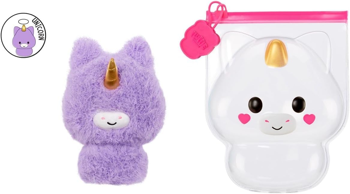 Fluffie Stuffiez Unicorn Large Collectible Feature Plush 11" - Surprise Reveal Unboxing with Huggable ASMR Fidget DIY Fur Pulling, Ultra Soft Fluff - Image 5