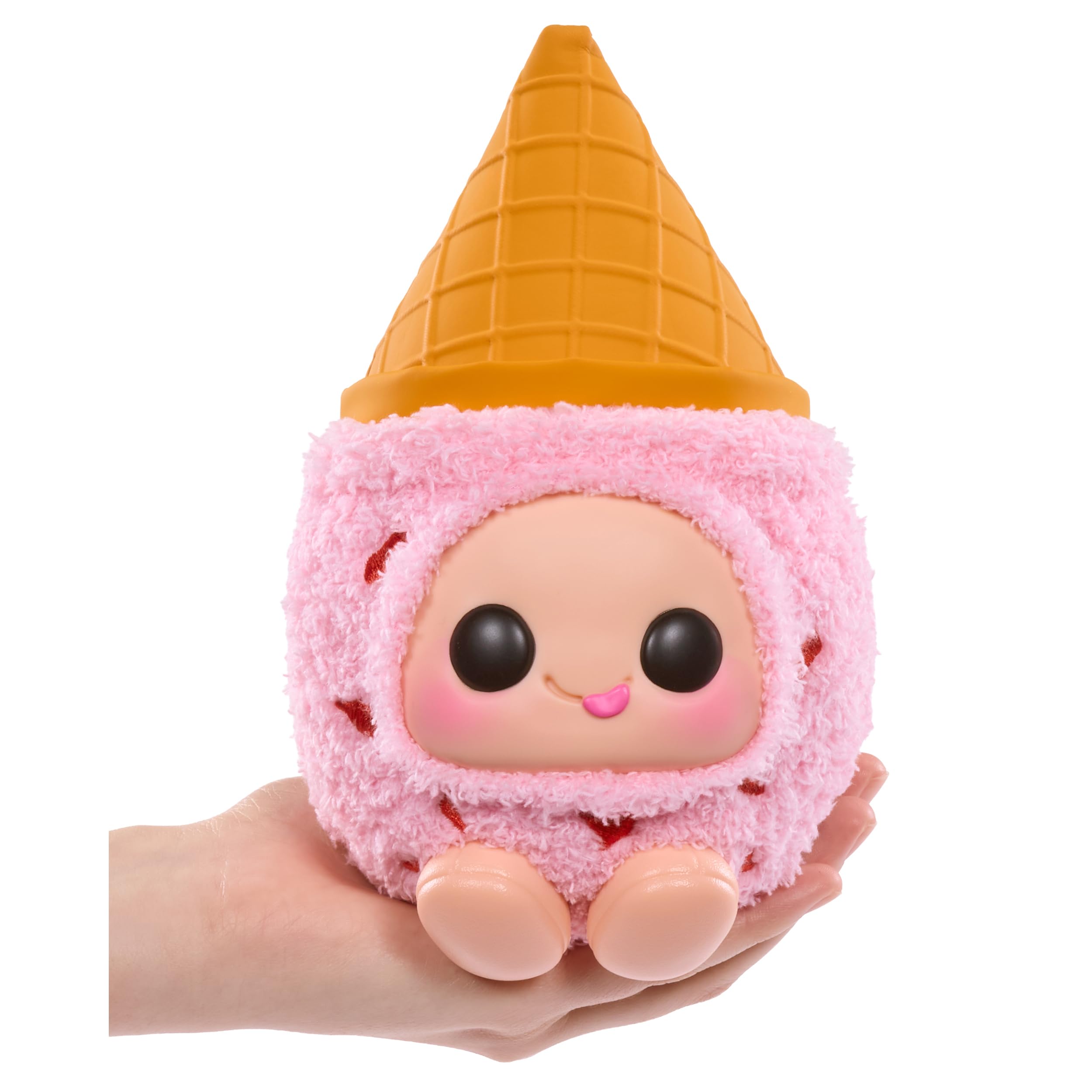 Hyojo Breyer’s Ice Cream Cone Series, Blind Box Collectible Plush, Limited Edition, 3 to Collect, Chocolate, Mint Chocolate Chip and Strawberry, Great Gift for All Ages - Image 4