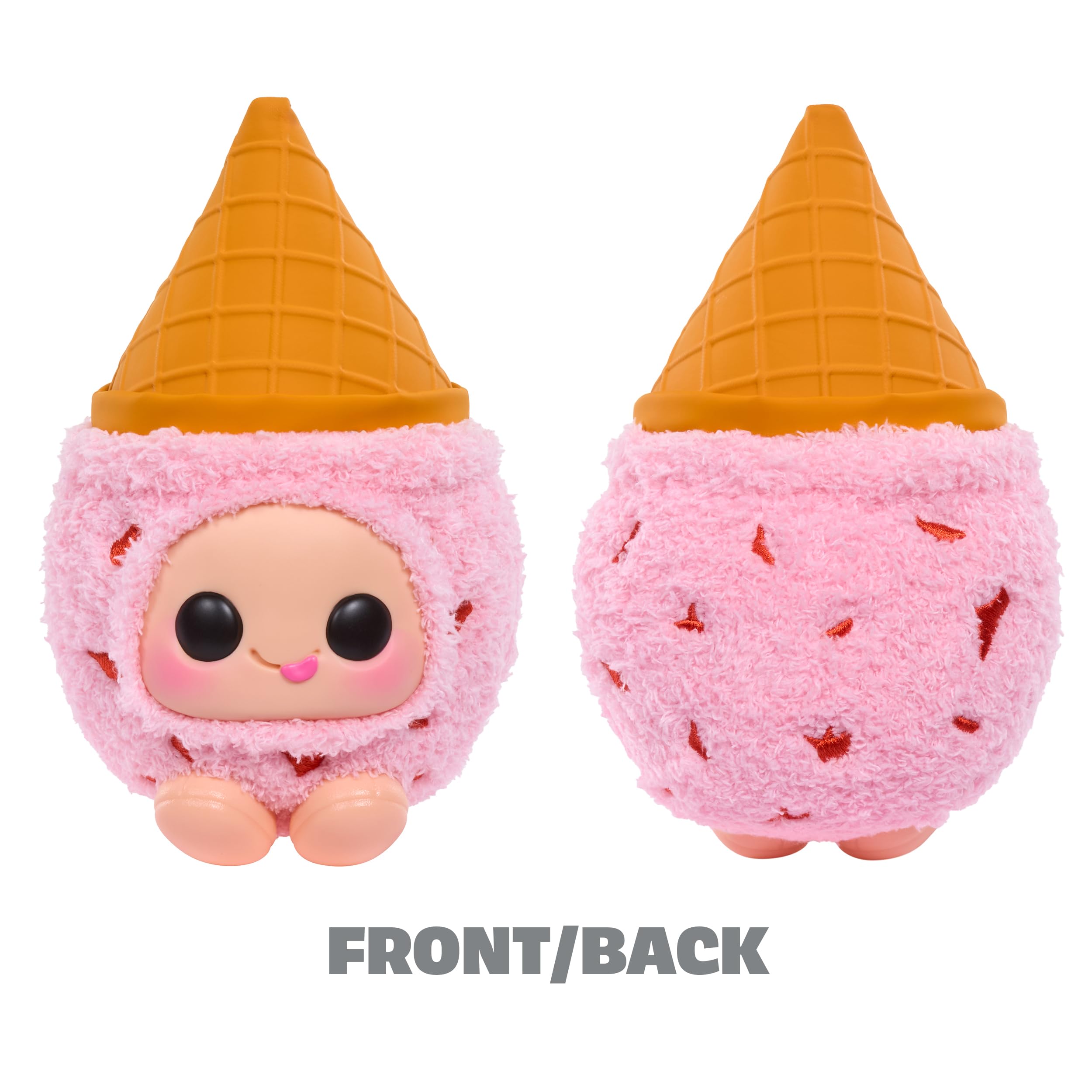 Hyojo Breyer’s Ice Cream Cone Series, Blind Box Collectible Plush, Limited Edition, 3 to Collect, Chocolate, Mint Chocolate Chip and Strawberry, Great Gift for All Ages - Image 8