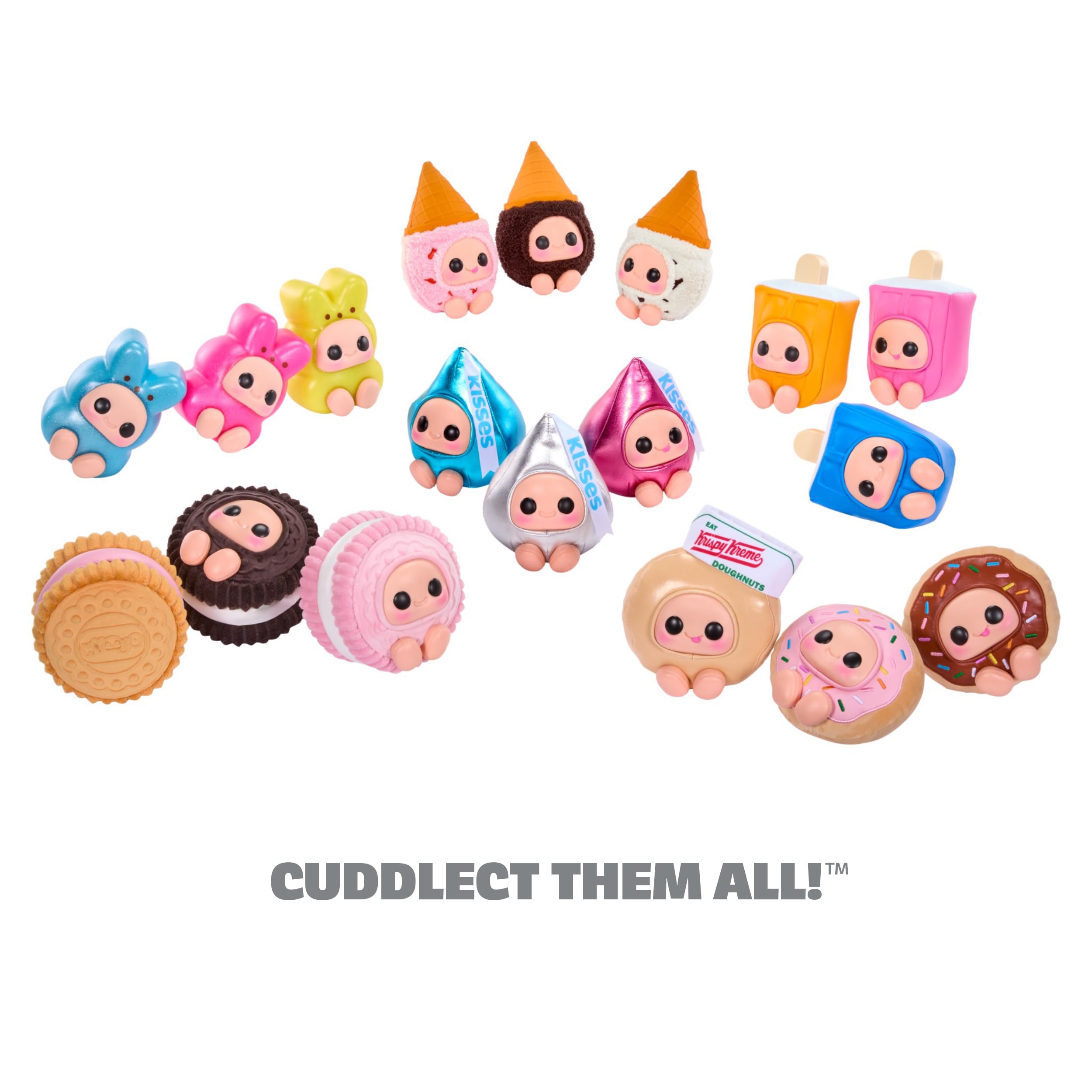 Hyojo Breyer’s Ice Cream Cone Series, Blind Box Collectible Plush, Limited Edition, 3 to Collect, Chocolate, Mint Chocolate Chip and Strawberry, Great Gift for All Ages - Image 3