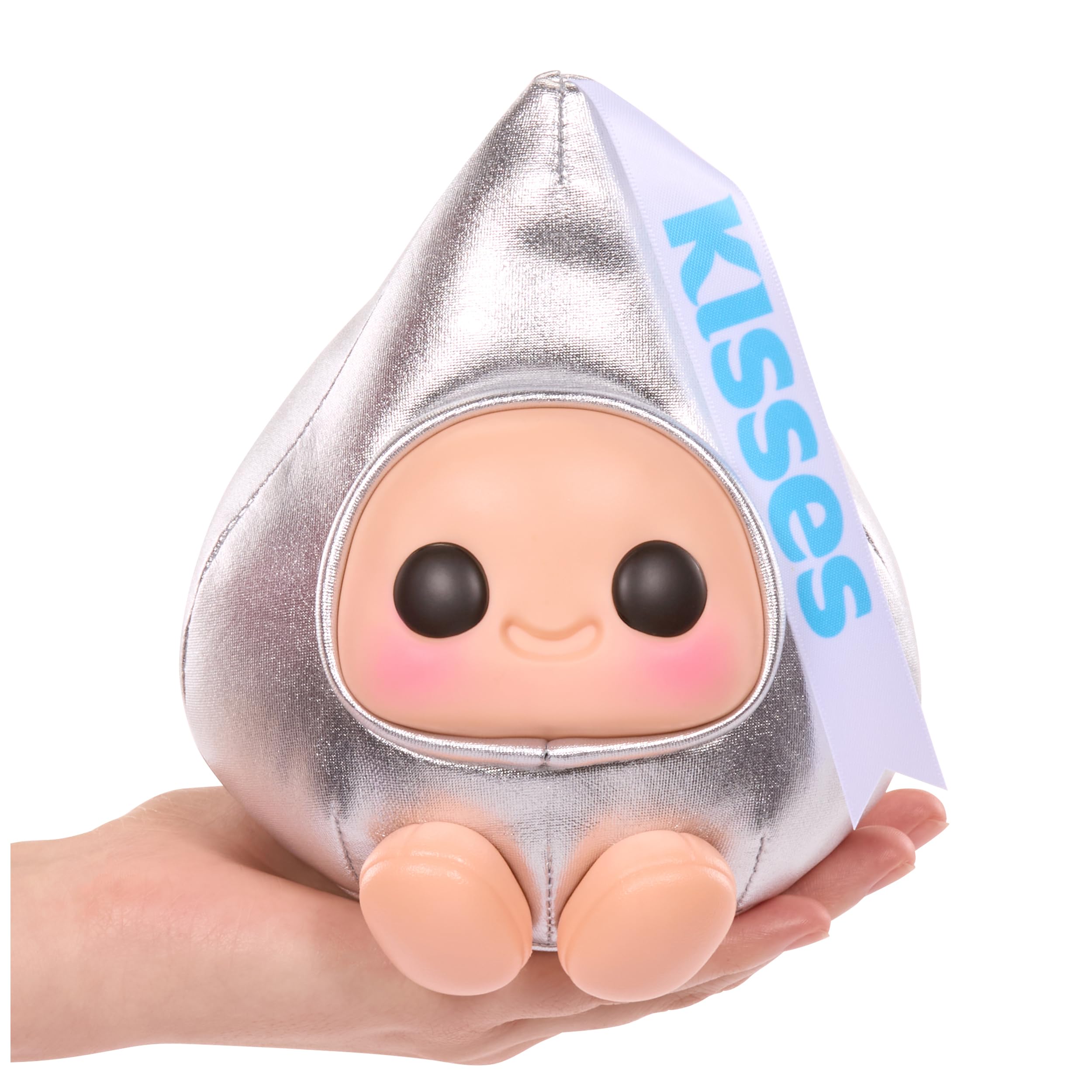 Hyojo Hershey’S Kisses Series, Blind Box Collectible Plush, Limited Edition Toy Gift for All Ages, 3 to Collect, Blue, Silver & Pink Foil - Image 4