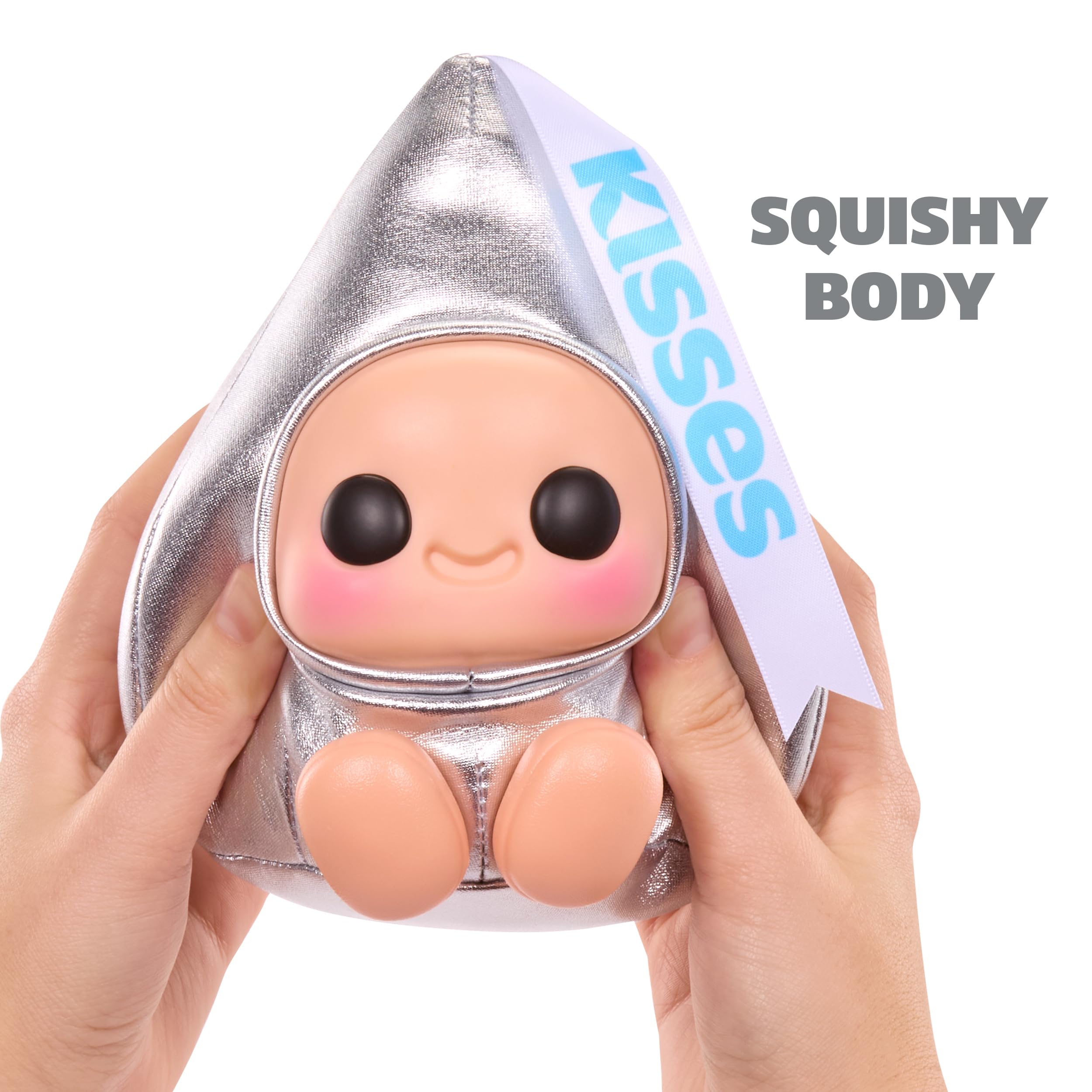 Hyojo Hershey’S Kisses Series, Blind Box Collectible Plush, Limited Edition Toy Gift for All Ages, 3 to Collect, Blue, Silver & Pink Foil - Image 5
