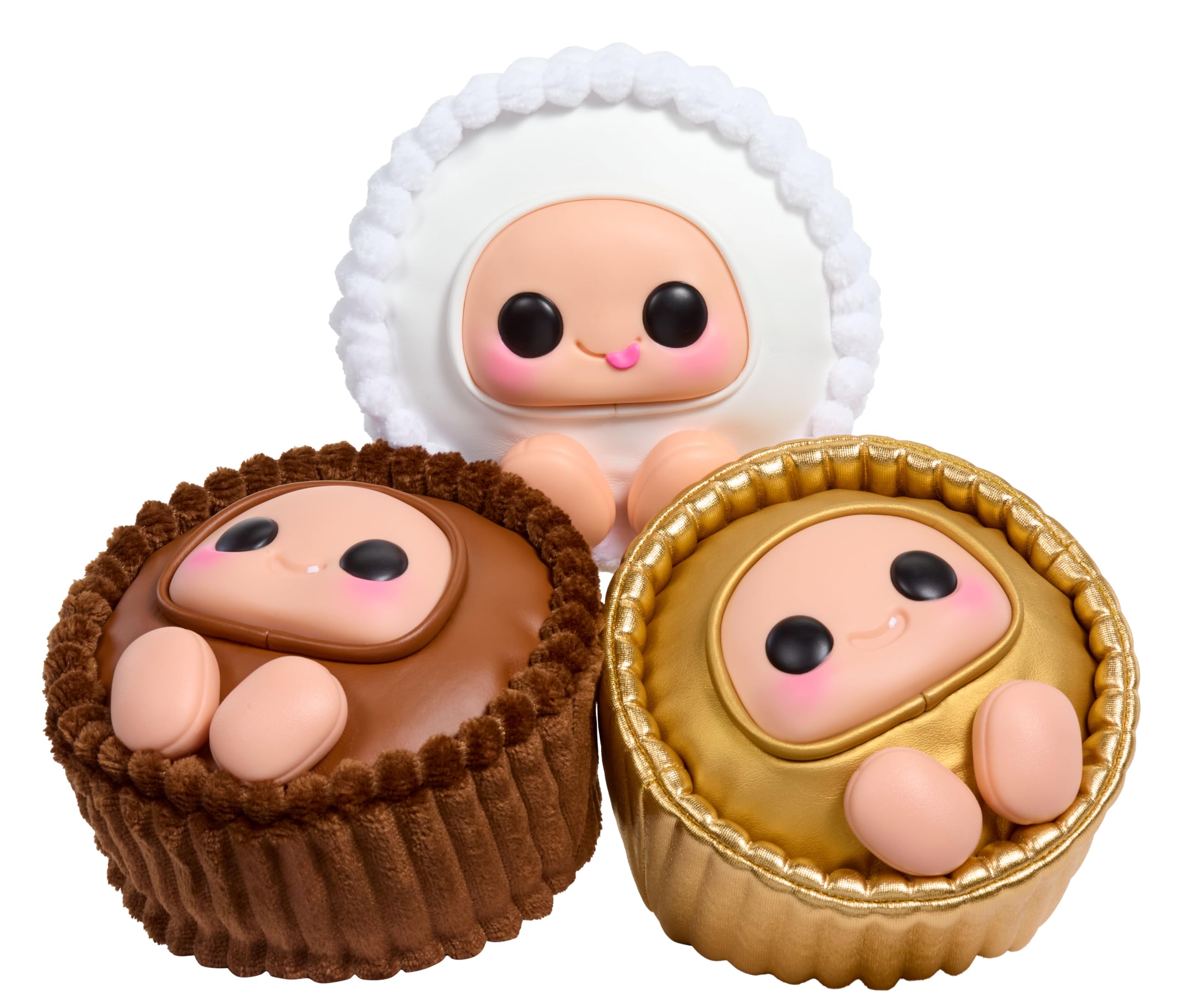 Hyojo Reese's Peanut Butter Cups Series, Blind Box Collectible Plush, Limited Edition, 3 to Collect, Milk Chocolate, White Creme & All Gold Peanut Butter, Great Gift for All Ages - Image 5