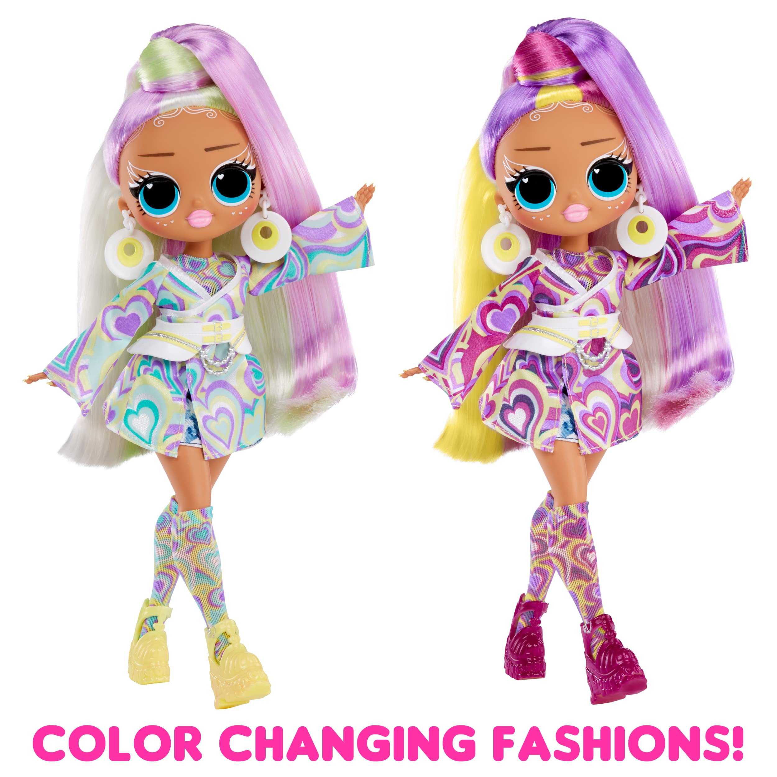 L.O.L. Surprise! LOL Surprise OMG Sunshine Color Change Sunrise Fashion Doll with Color Changing Hair and Fashions and Multiple Surprises – Great Gift for Kids Ages 4+ - Image 3