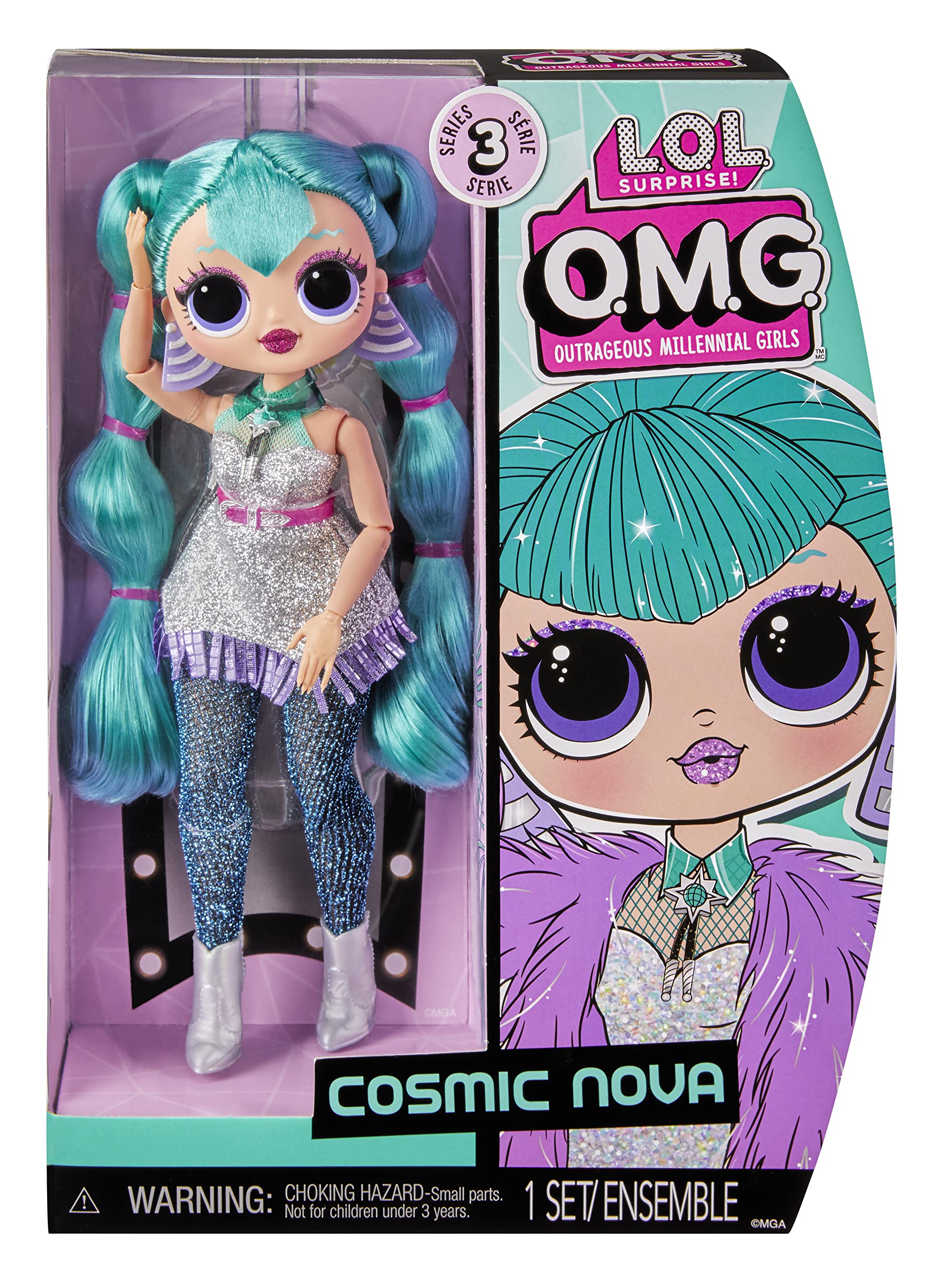 L.O.L. Surprise! O.M.G. Cosmic Nova Fashion Doll with Multiple Surprises and Fabulous Accessories – Great Gift for Kids Ages 4+ - Image 7