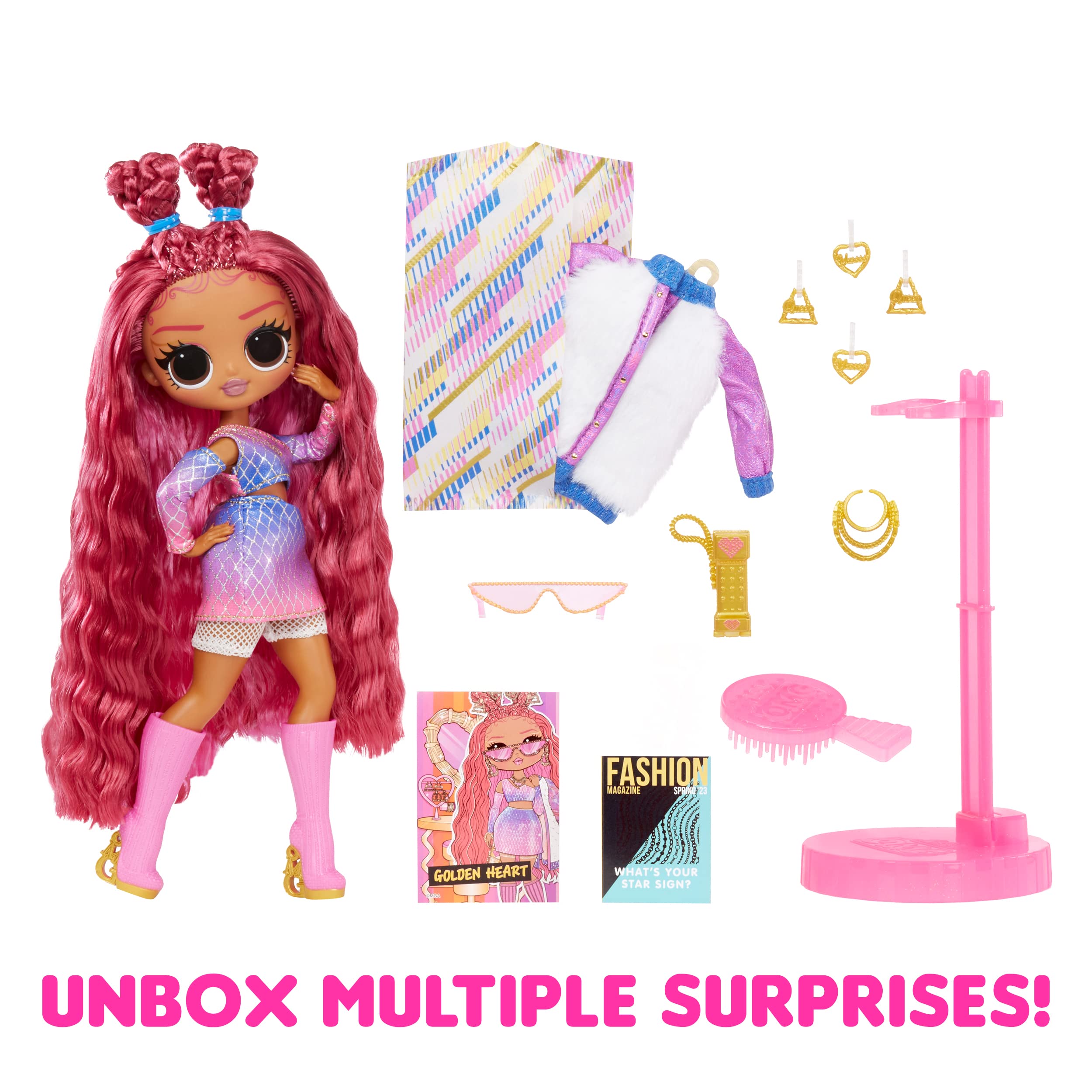 L.O.L. Surprise! O.M.G. Golden Heart Fashion Doll with Multiple Surprises and Fabulous Accessories – Great Gift for Kids Ages 4+ - Image 3