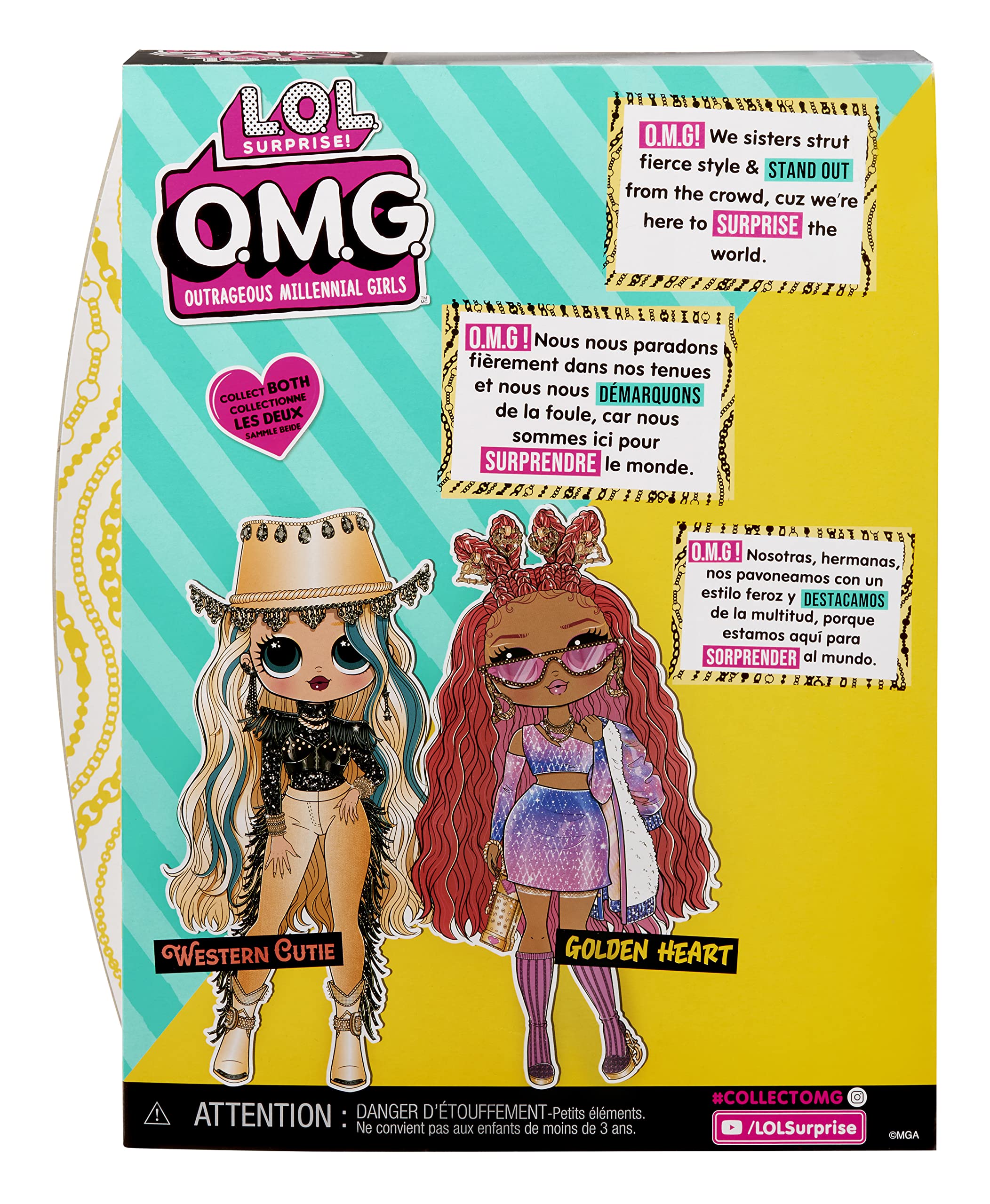 L.O.L. Surprise! O.M.G. Golden Heart Fashion Doll with Multiple Surprises and Fabulous Accessories – Great Gift for Kids Ages 4+ - Image 7
