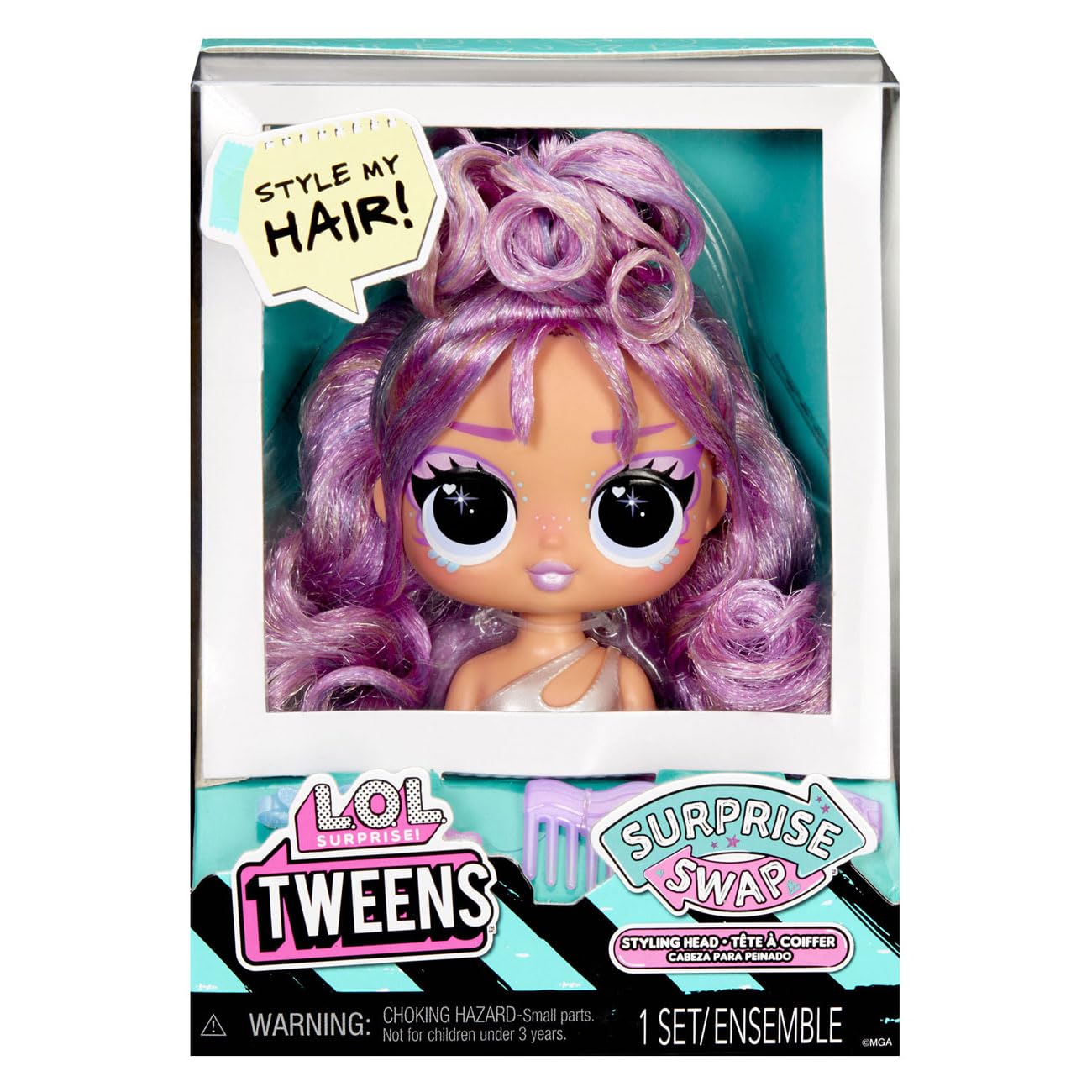 L.O.L. Surprise! Tweens Surprise Swap Styling Heads Including Fabulous Hair Accessories and Gorgeous Hair – Great Gift for Kids Ages 4+ (Assorted items) - Image 10