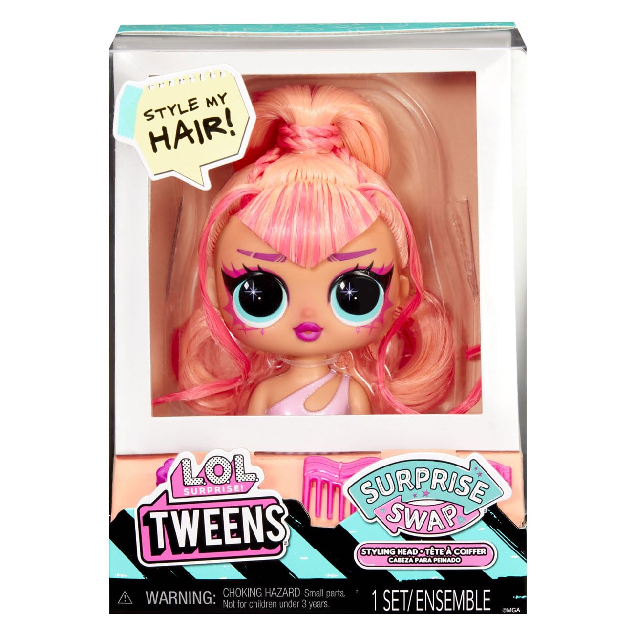 L.O.L. Surprise! Tweens Surprise Swap Styling Heads Including Fabulous Hair Accessories and Gorgeous Hair – Great Gift for Kids Ages 4+ (Assorted items) - Image 11
