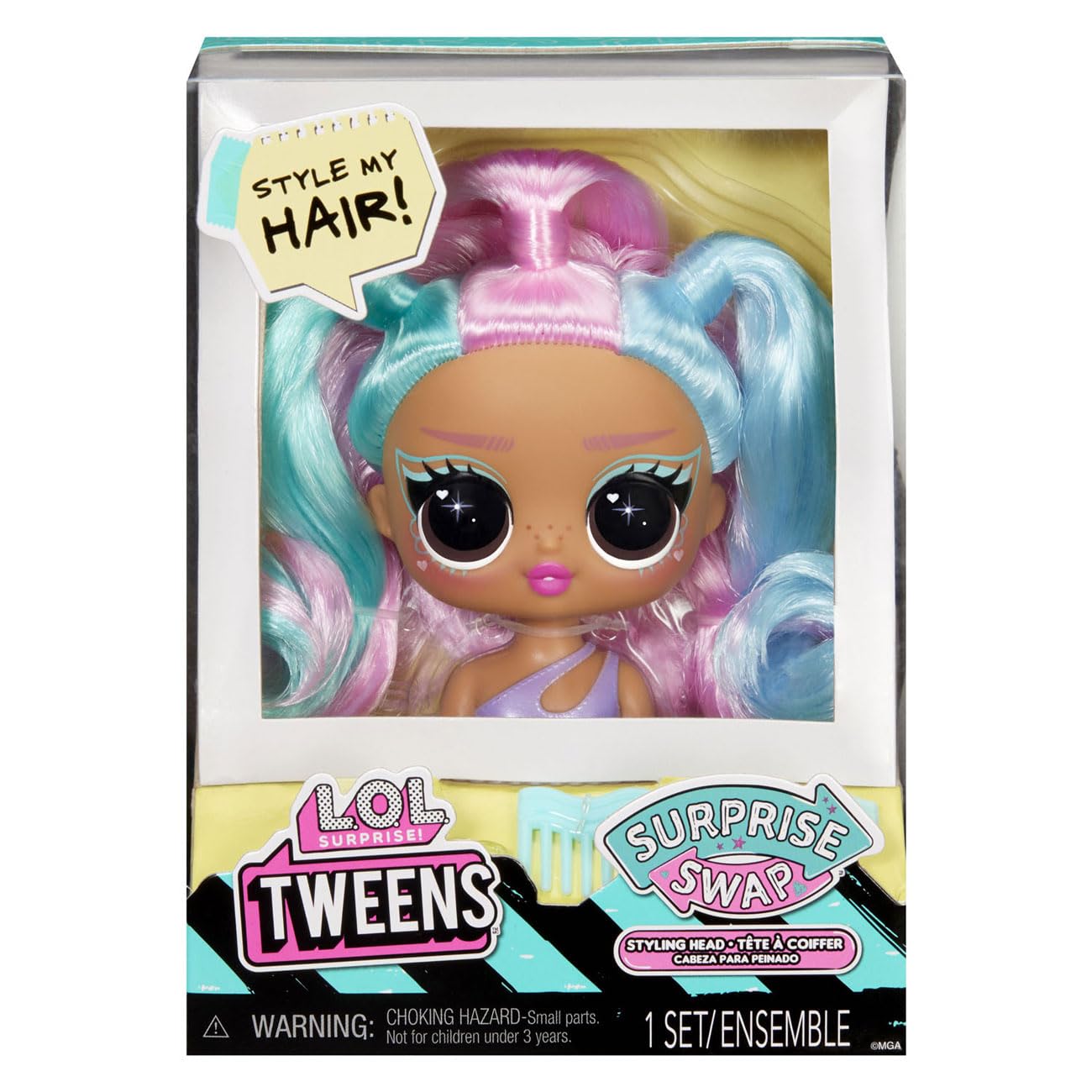 L.O.L. Surprise! Tweens Surprise Swap Styling Heads Including Fabulous Hair Accessories and Gorgeous Hair – Great Gift for Kids Ages 4+ (Assorted items) - Image 12