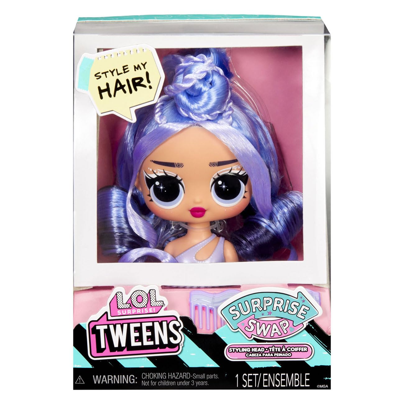 L.O.L. Surprise! Tweens Surprise Swap Styling Heads Including Fabulous Hair Accessories and Gorgeous Hair – Great Gift for Kids Ages 4+ (Assorted items) - Image 4