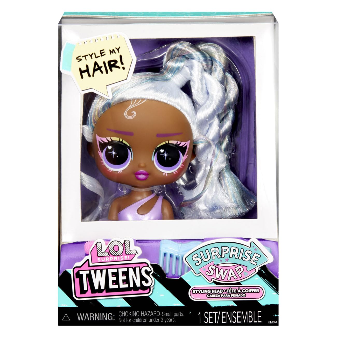 L.O.L. Surprise! Tweens Surprise Swap Styling Heads Including Fabulous Hair Accessories and Gorgeous Hair – Great Gift for Kids Ages 4+ (Assorted items) - Image 6