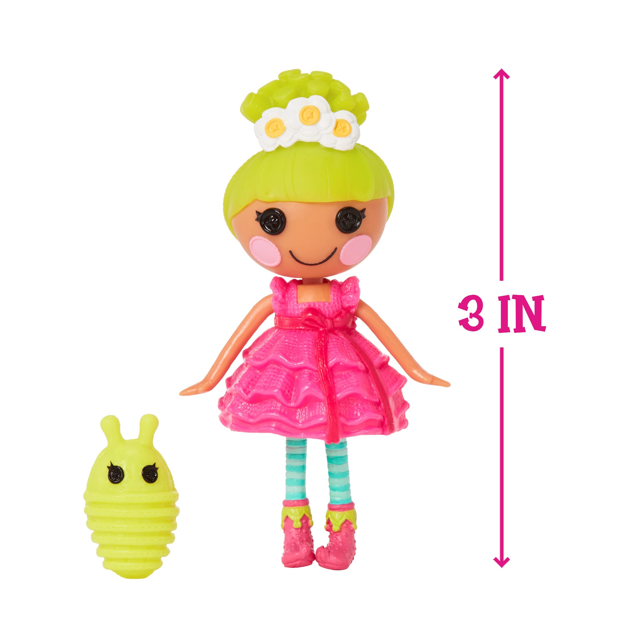 Lalaloopsy Mini Doll - Pix E. Flutters with Mini Pet Firefly, 3" Fairy Doll with Accessories, in Reusable House Package playset, for Ages 3-103,Multicolor,579052 - Image 5