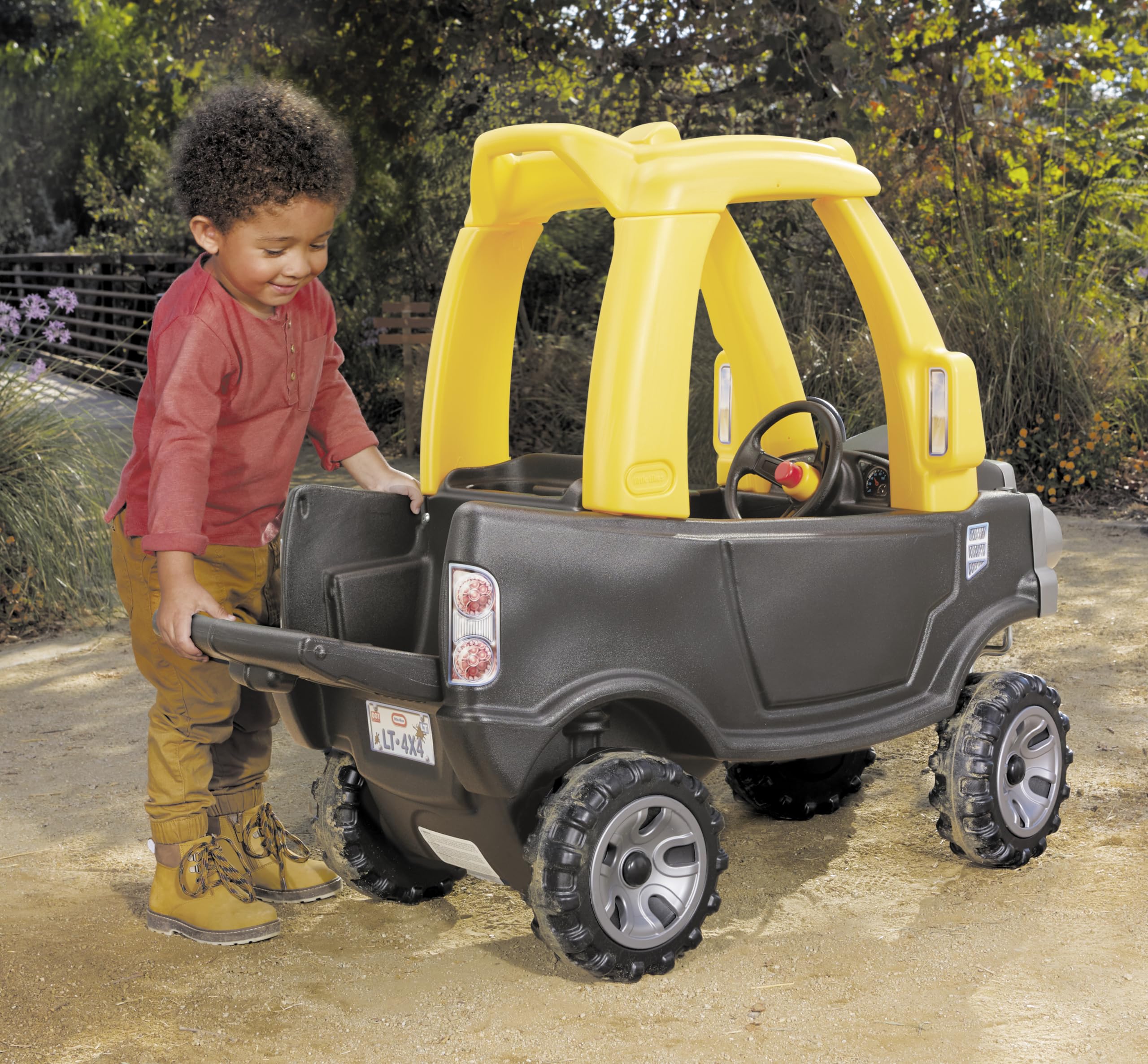 Little Tikes Cozy Truck Ride-On - Black - Image 3