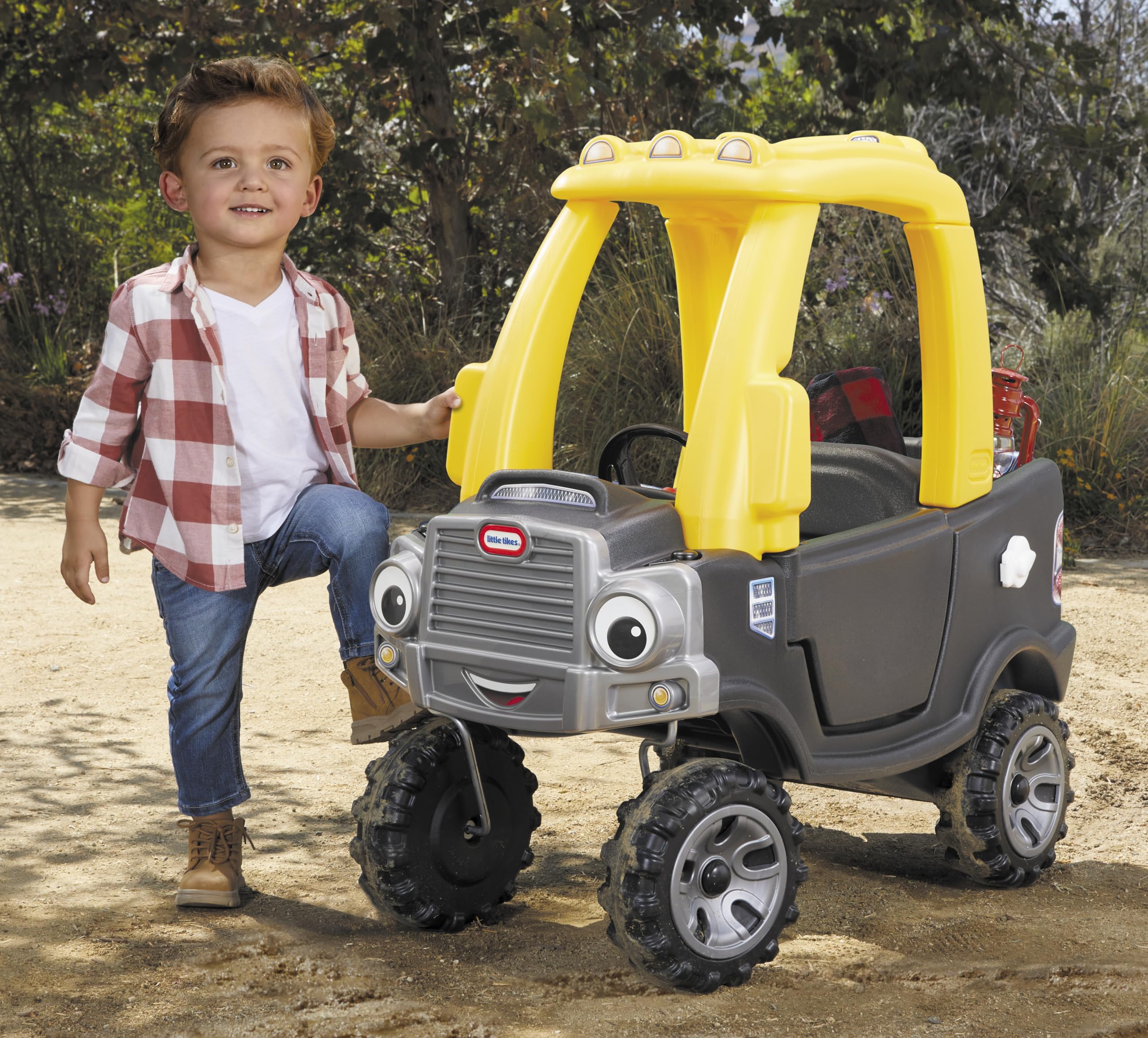 Little Tikes Cozy Truck Ride-On - Black - Image 6
