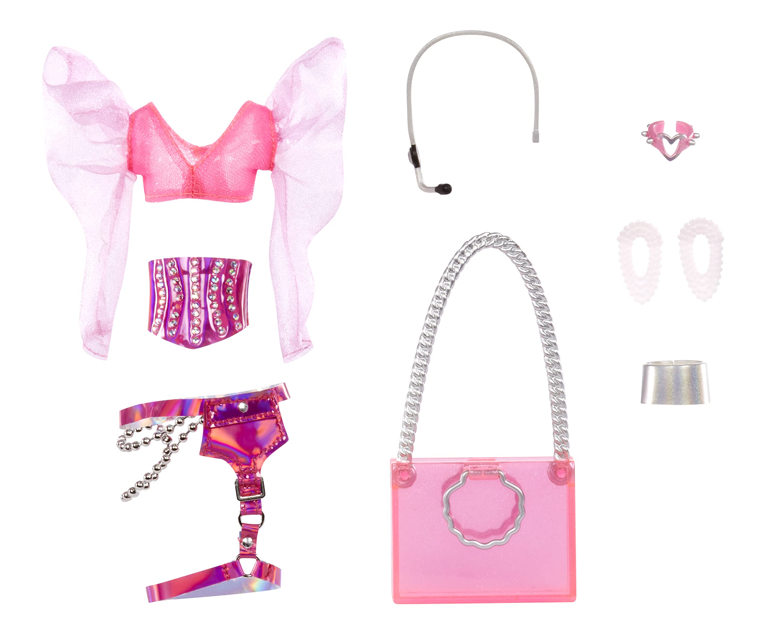 MERMAZE Color Change Harmonique Mermaid Doll with Stylish Accessories, Poseable, Ages 4-12+ - Image 7