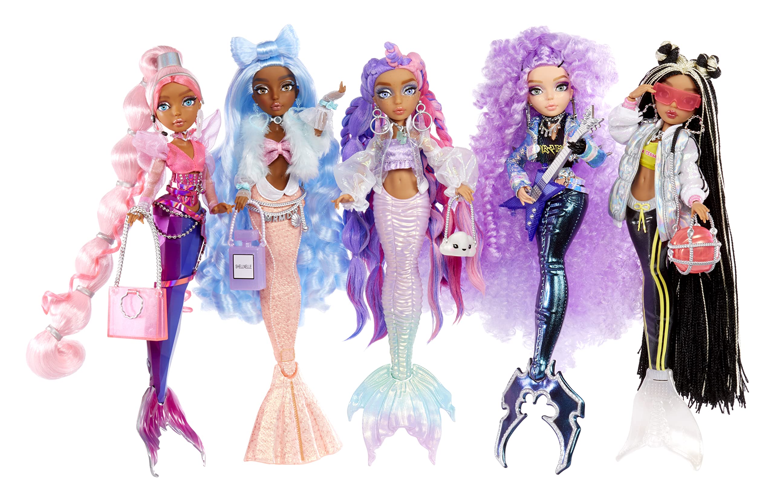 MERMAZE Color Change Harmonique Mermaid Doll with Stylish Accessories, Poseable, Ages 4-12+ - Image 8