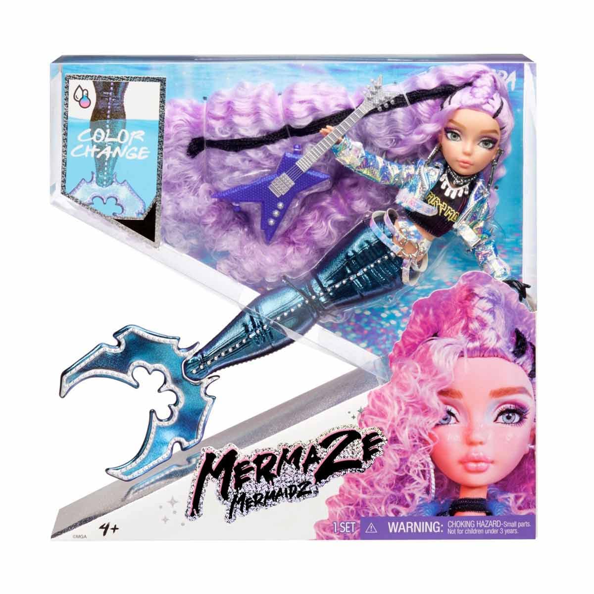 MERMAZE MERMAIDZ Color Change Riviera Mermaid Fashion Doll with Designer Outfit & Accessories, Stylish Hair & Sculpted Tail, Poseable, Toy Gift Girls Boys Collectors Ages 4 5 6 7 8 to 12+, 580812 - Image 5