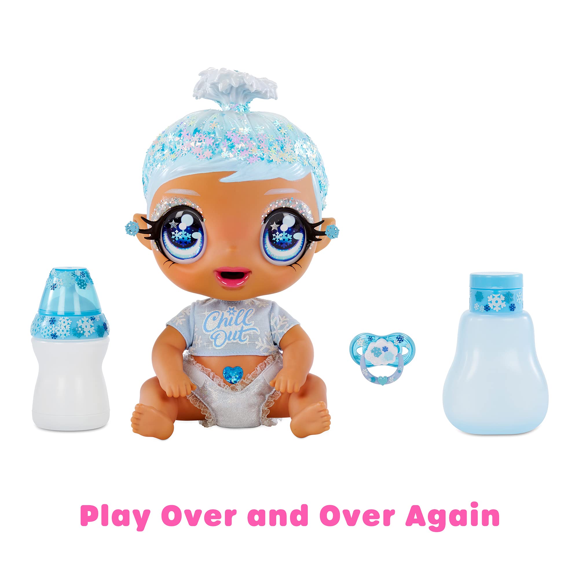 MGA Entertainment Glitter BABYZ, 1 Dpll, 3 Hair Color Changes - Image 3