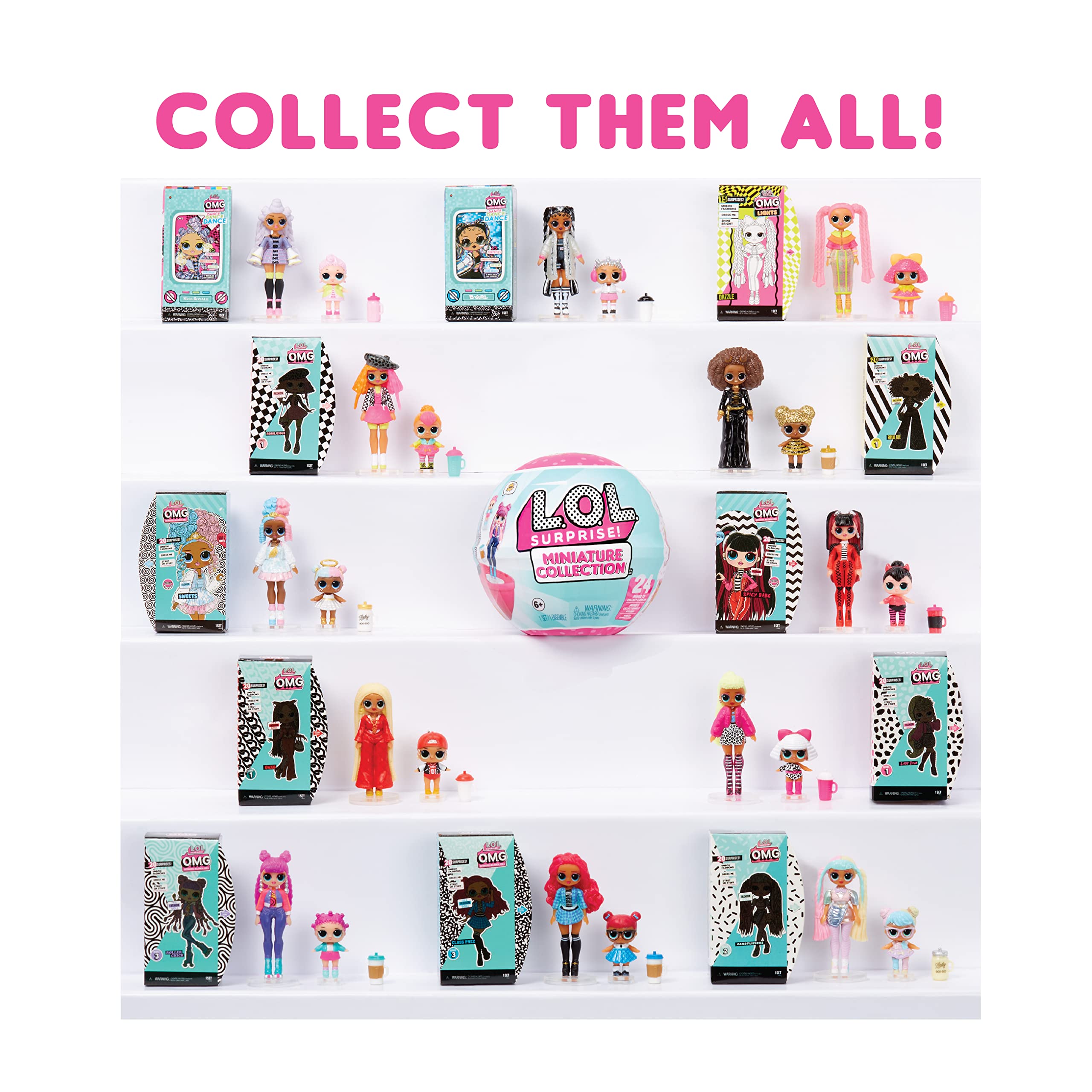 MGA Entertainment Miniature Collection with Collectible Dolls, Miniature OMG Fashion Doll, Miniature LOL Doll, Miniature Dolls, Accessories, Limited Edition Doll, Mini Packaging - Gift Girls Age 4+ - Image 6
