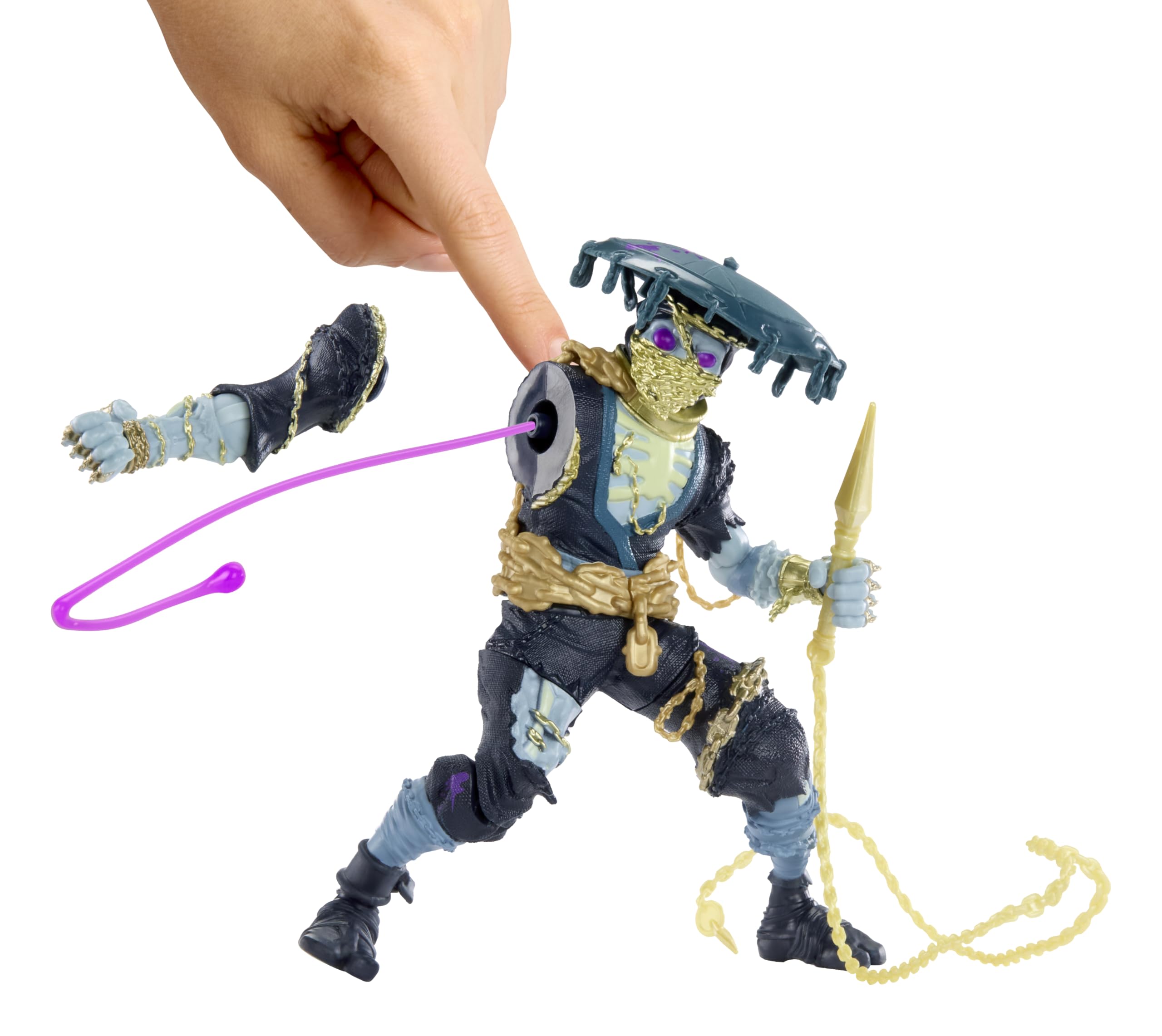 MGA Entertainment Ninjombie Action Figure - Shadow Scorpion, Boys Action Ninja Zombie Slime Monster Action Figure, Ages 6 + - Image 6